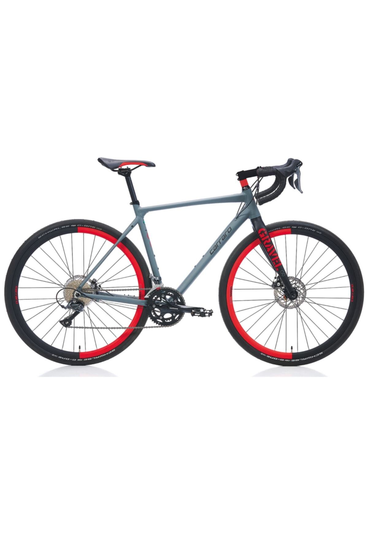 Carraro Gravel G0 28 Jant Yol & Yarış Bisikleti (mat Antrasit, Siyah, Kırmızı)