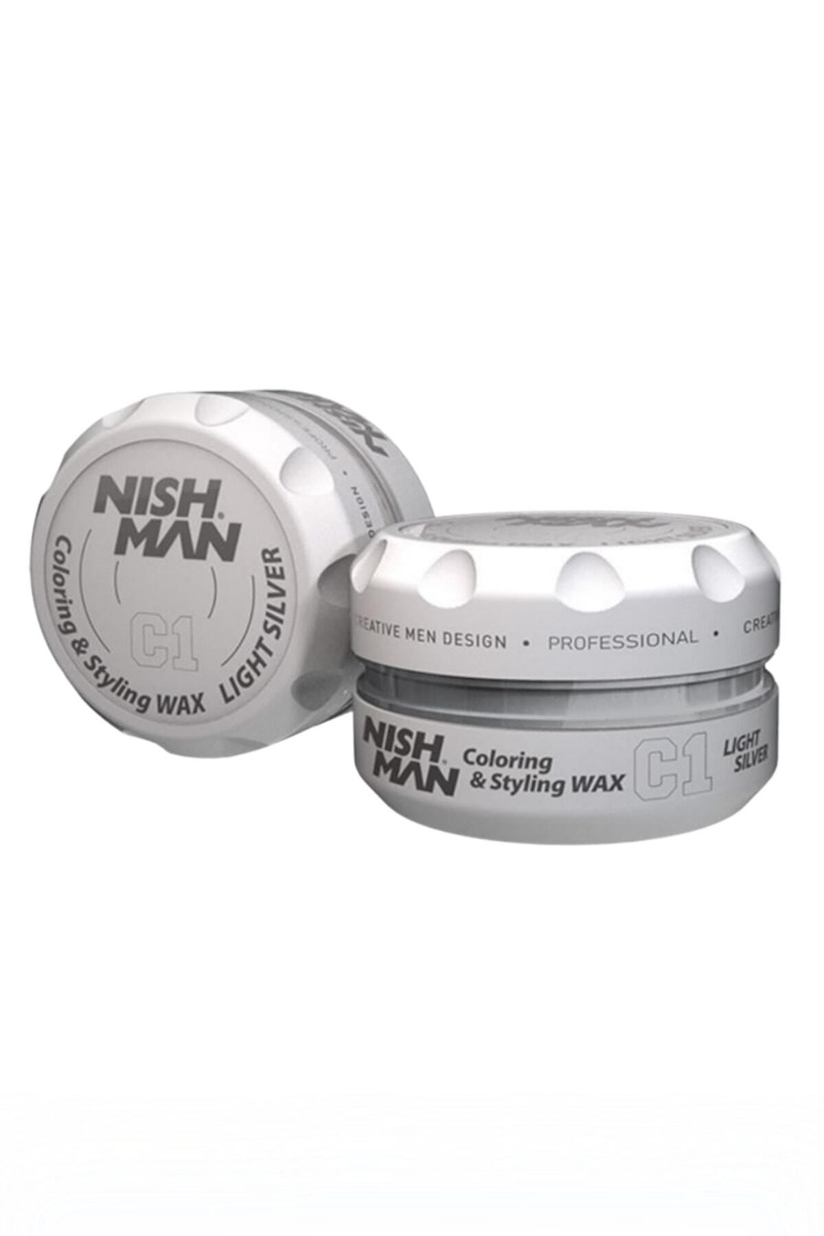 NISHMAN C1 Saç Şekillendirici Beyaz Kapatıcı Wax / % 40 Doğal Beyaz Kapama 100 ml