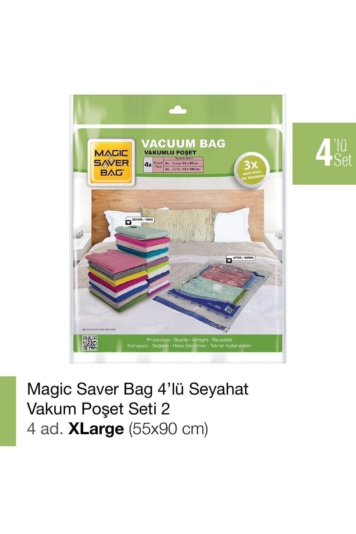 Magic Saver Bag 4’lü Vakumlu Poşet Set 2