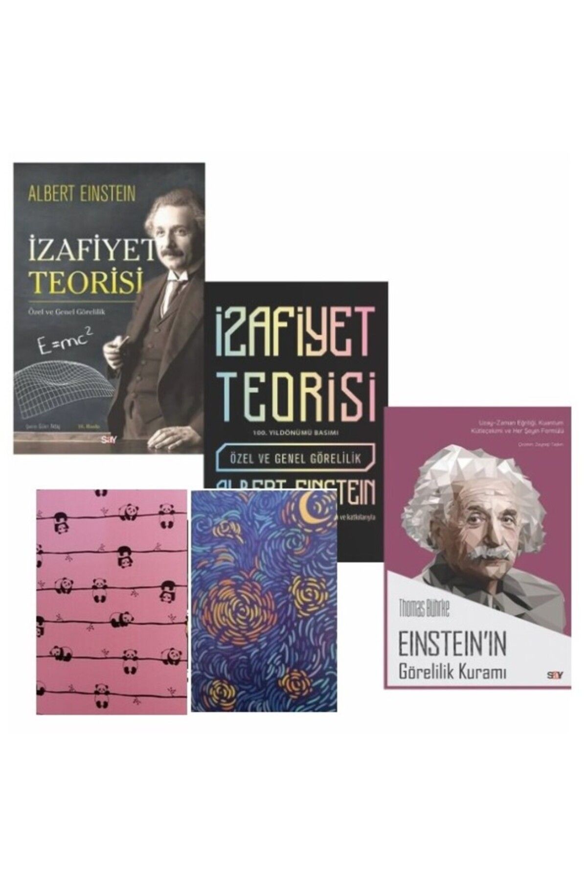 Say Yayınları Albert Einstein - Izafiyet Teorisi - Eınsten'ın Görelilik Kuramı -3kitap - Defter HEDİYE