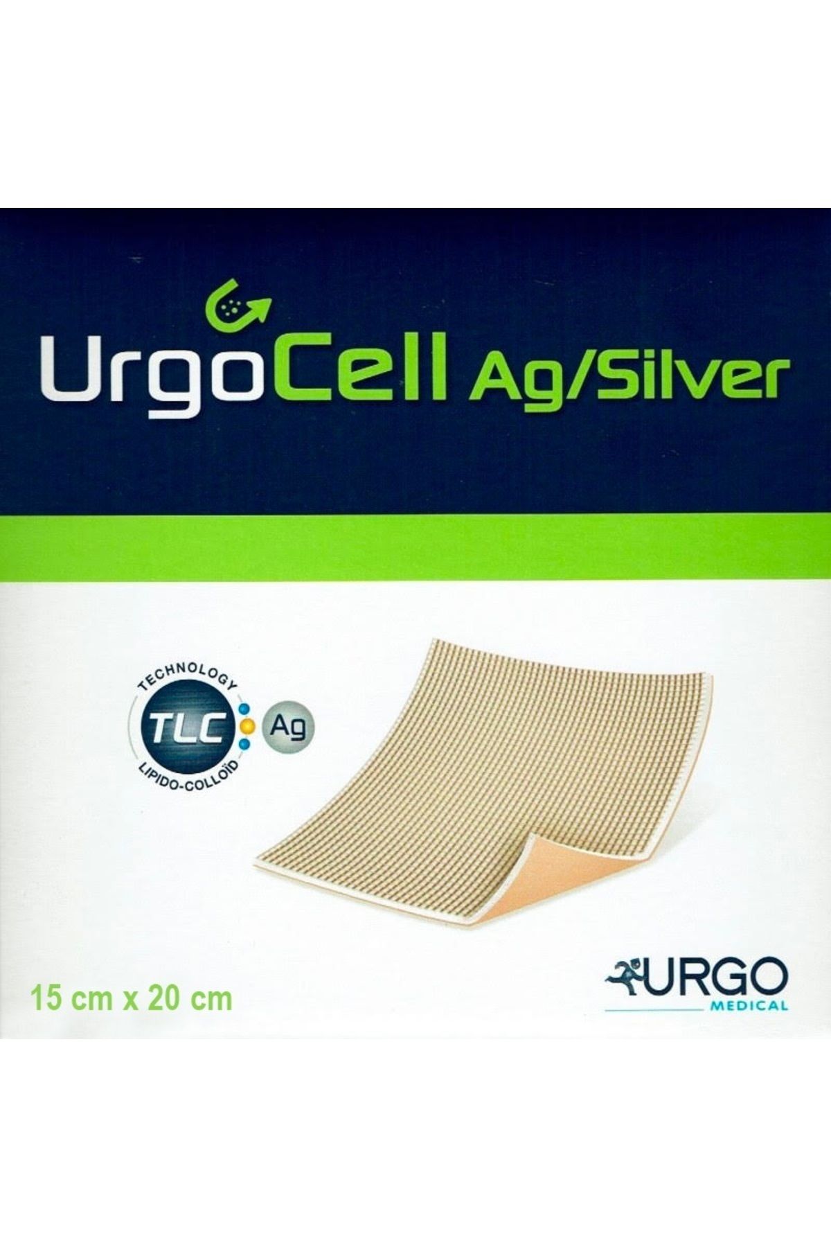 Urgo - Ag Silver-gümüşlü Yara Örtüsü 15x20cm X 5 Adet