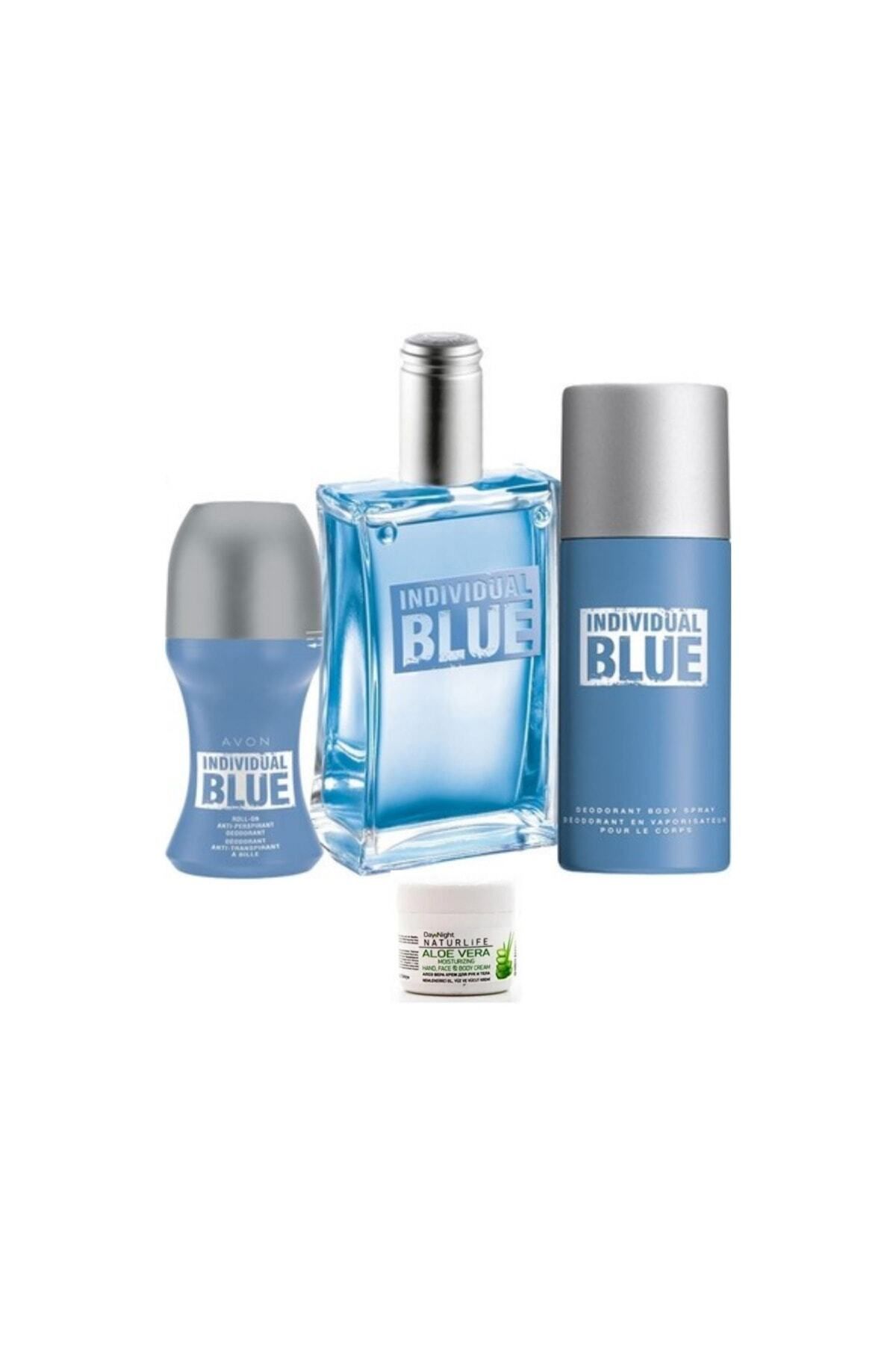 Avon Indıvıdual Blue Erkek Parfüm Seti 3lü El Ve Yüz Kremi Hediye
