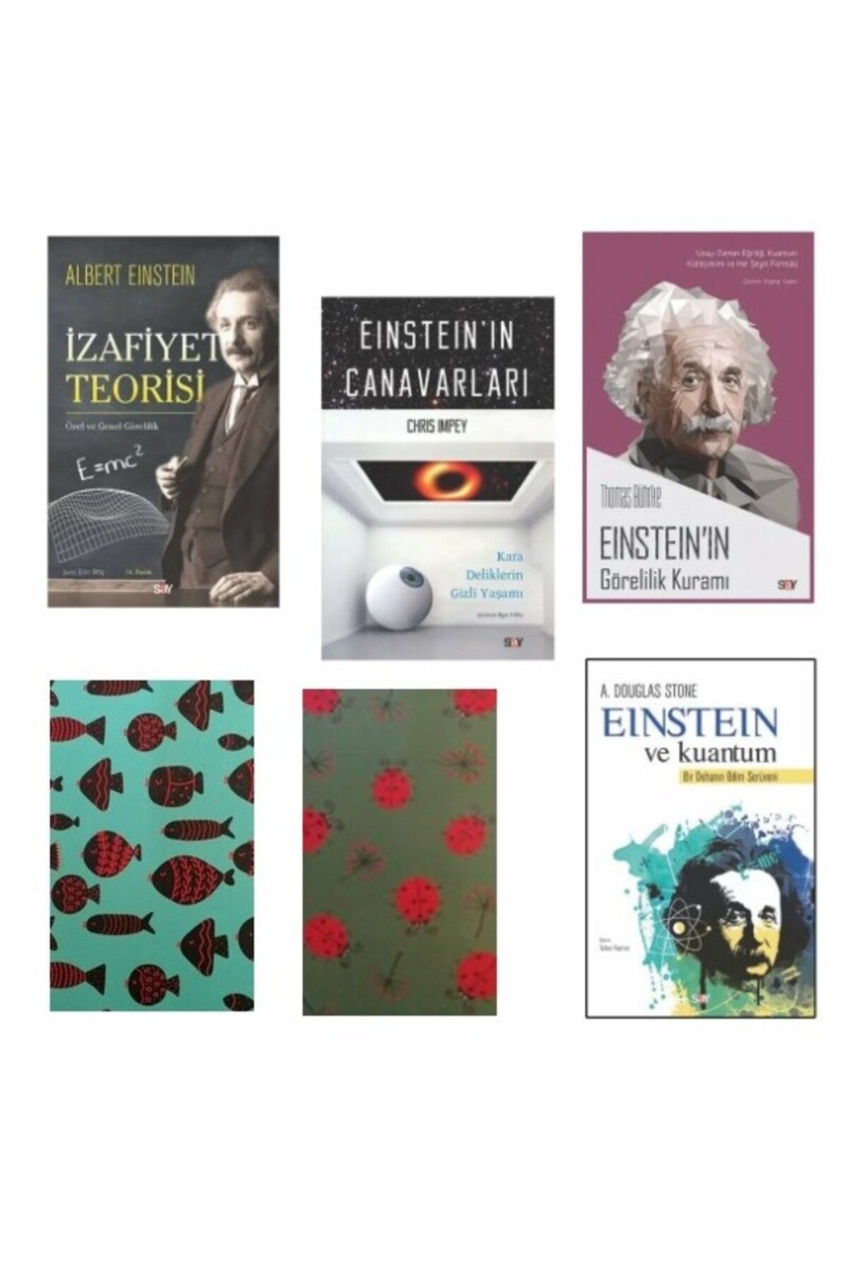 Say Yayınları Izafiyet Teorisi-Eınsten'in Canavarları-Eınsten'in Görelilik Kuramı-Einstein Ve Kuantu-Defter HEDİYE
