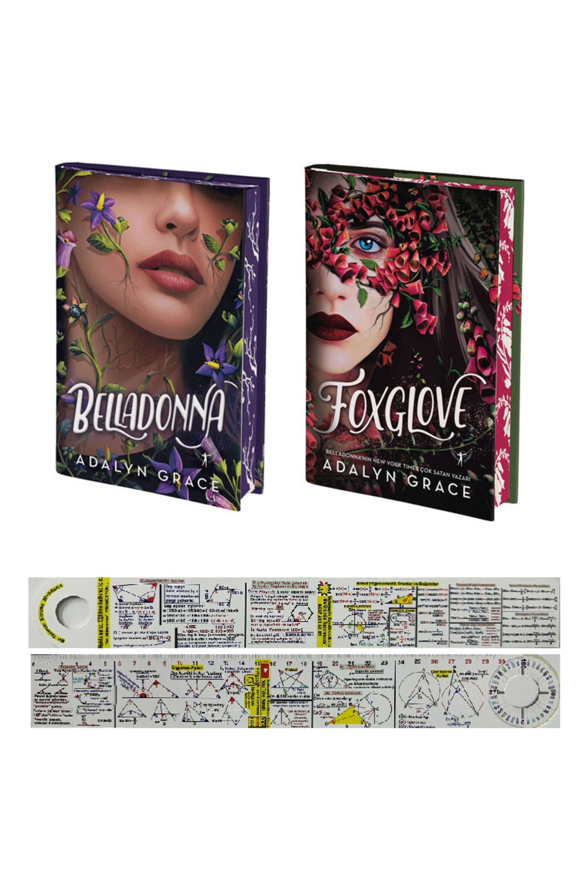 Artemis Yayınları Belladonna + Foxglove 2 Kitap Set (Ciltli) - Adalyn Grace + Matematik Öğreten Ayraç