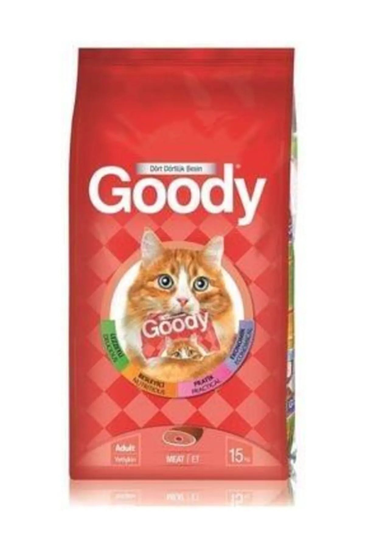 Goody Etli Yetişkin Kedi Maması - 15 Kg