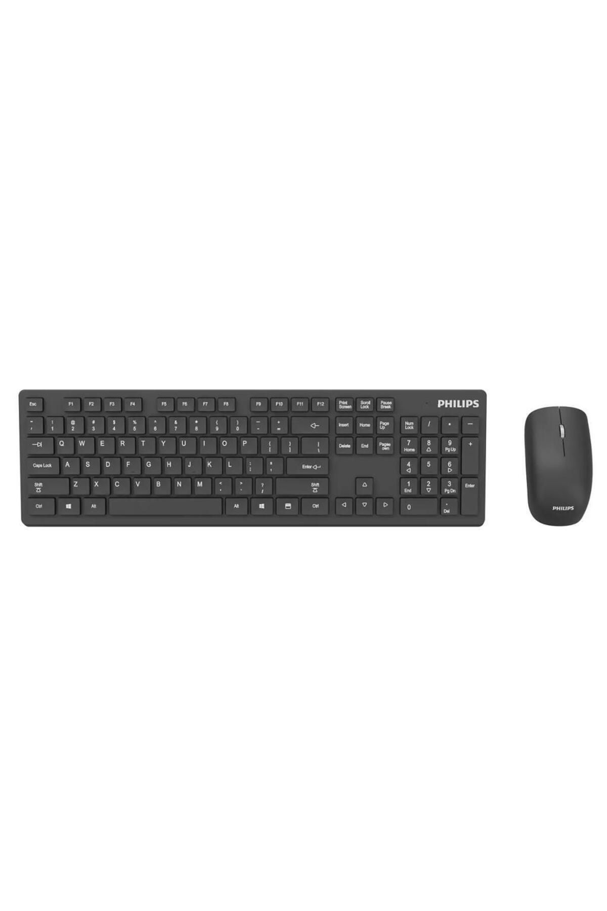 Philips Spt6602b/62 Wireless Klavye + Mouse Set