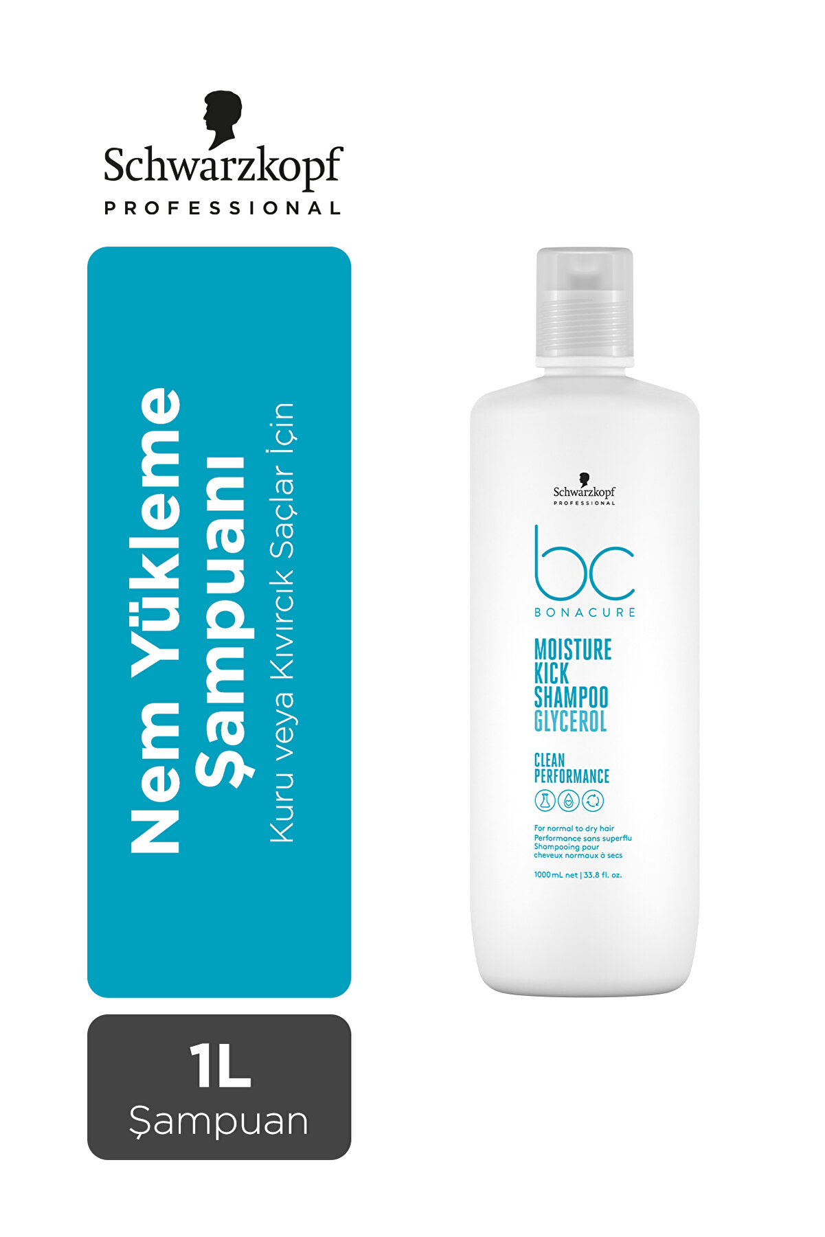 Bonacure Bc Clean Nem Yükleme Şampuanı 1000ml