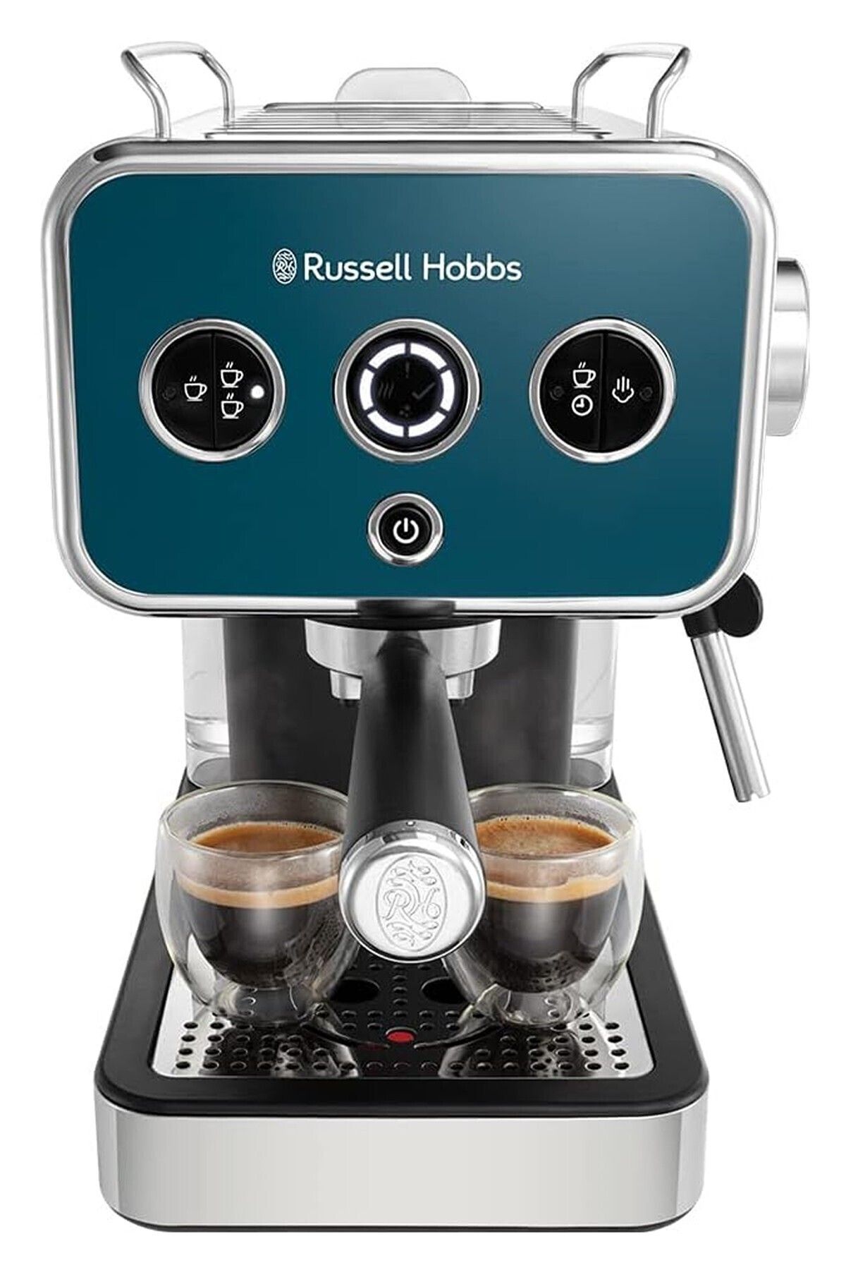 Russell Hobbs Espresso Makinesi Distinctions Paslanmaz Çelik Okyanus Mavisi 26451-56