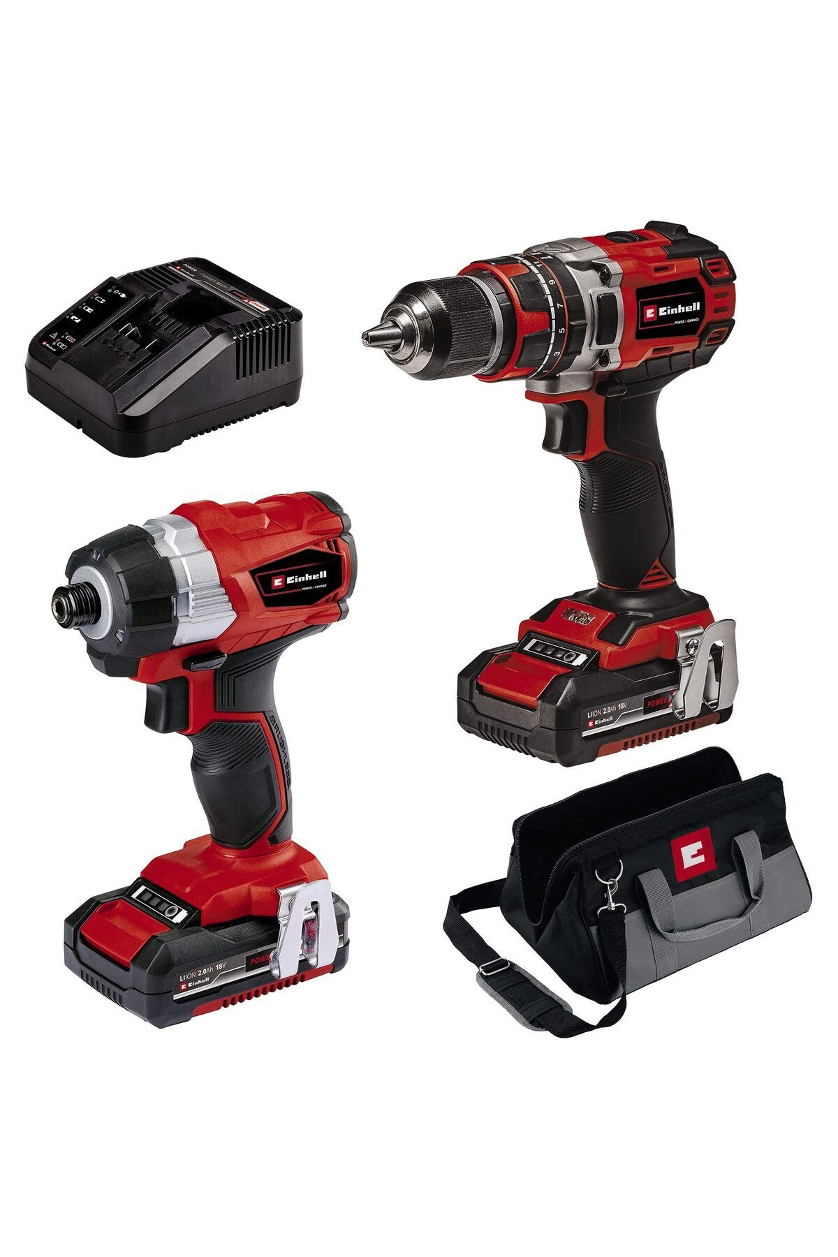 Einhell AKÜLÜ VİDALAMA - DARBELİ VİDALAMA SETİ TP-18 TWİN PACK BL