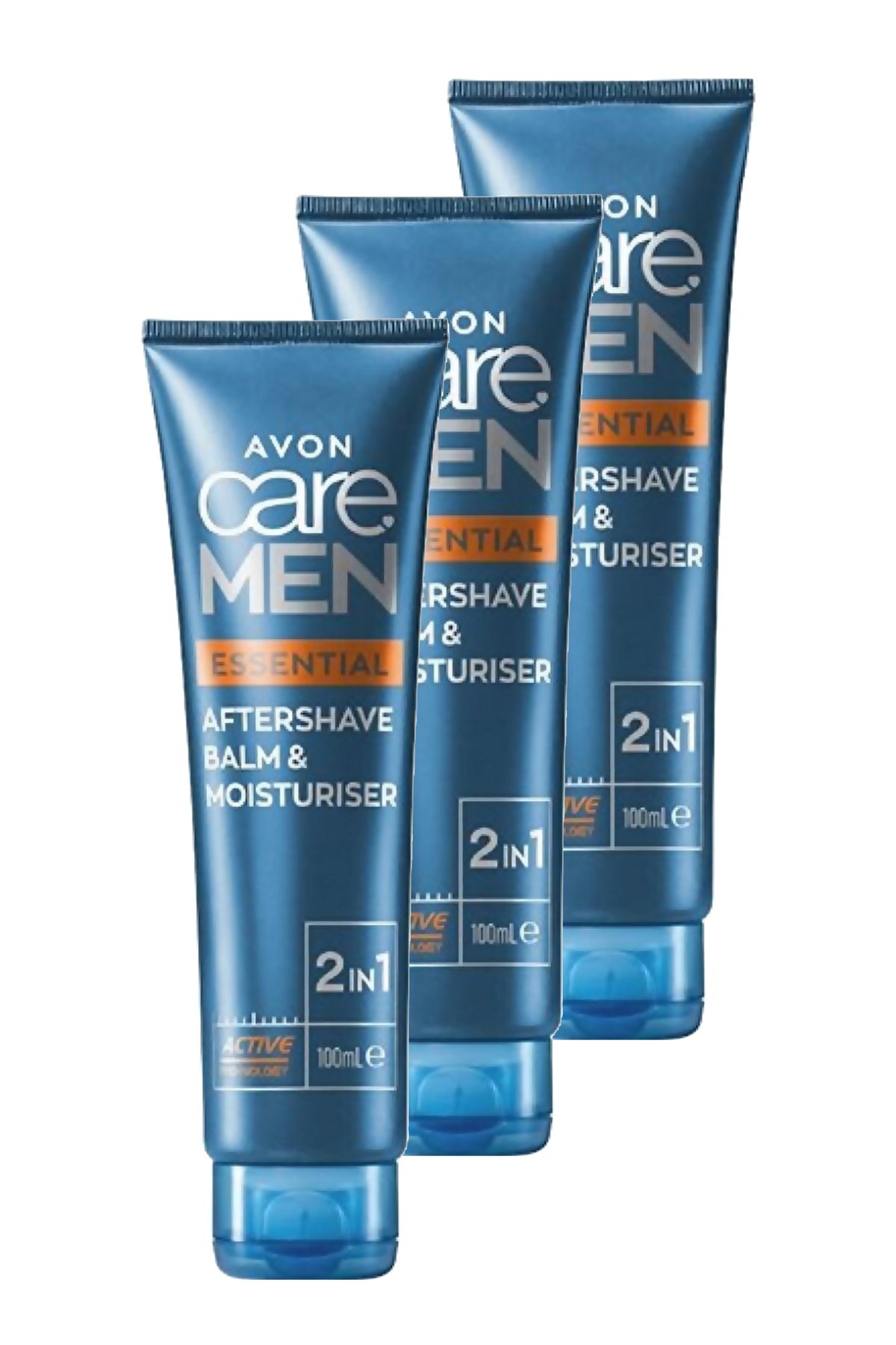 Avon Care Men Essential 2 si 1 Arada Tıraş Sonrası Balmı ve Nemlendiricisi 100 Ml. Üçlü Set
