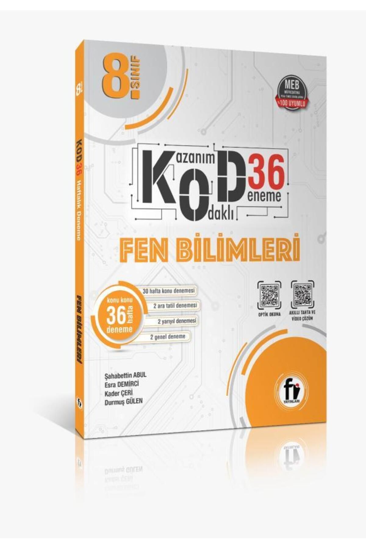 Fi Yayınları 8.SINIF FEN BİLİMLERİ KOD 36 DENEME / Fİ YAYINLARI