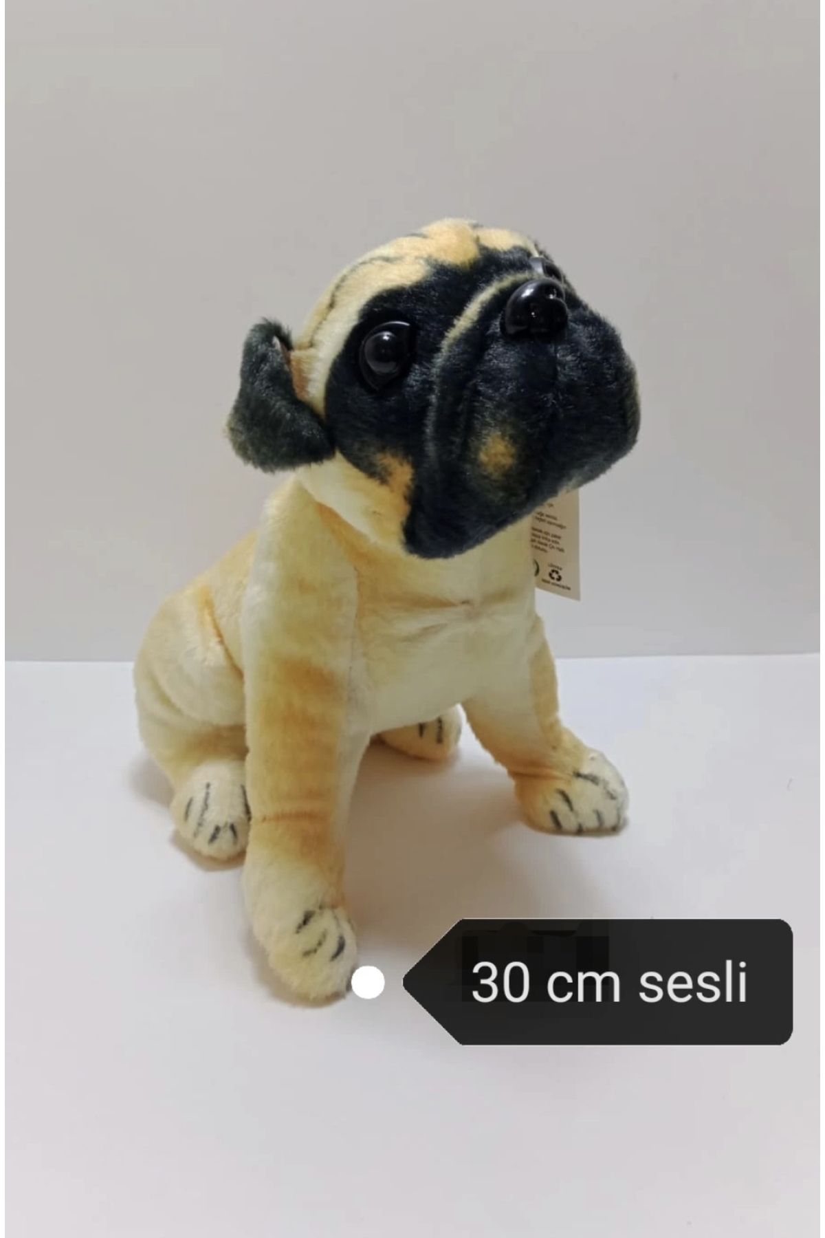 TOPROCKSTORE Sesli Havlayan Köpek Peluş 35 cm