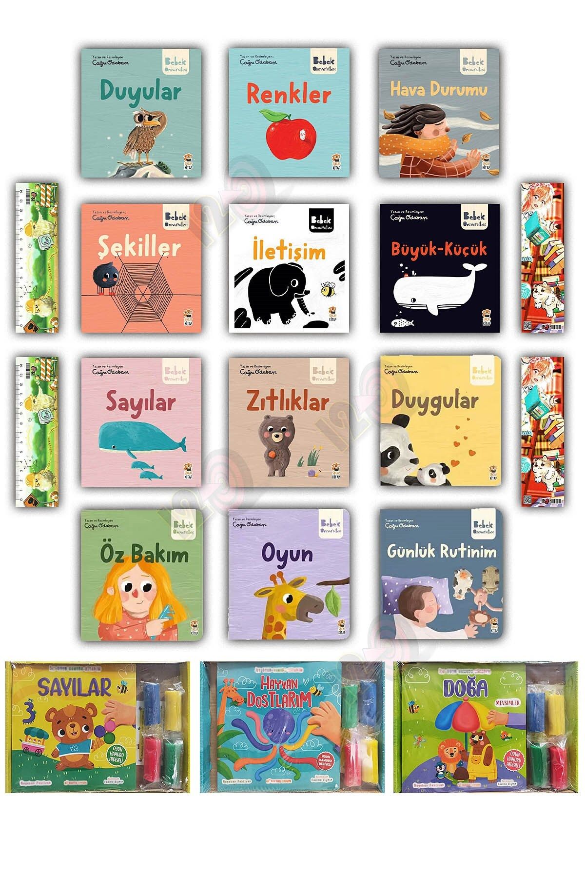 Sincap Kitap Bebek Üniversitesi Hikayeli İlk Kavramlarım 1-2-3 - Oyun Hamuru Kitaplarım