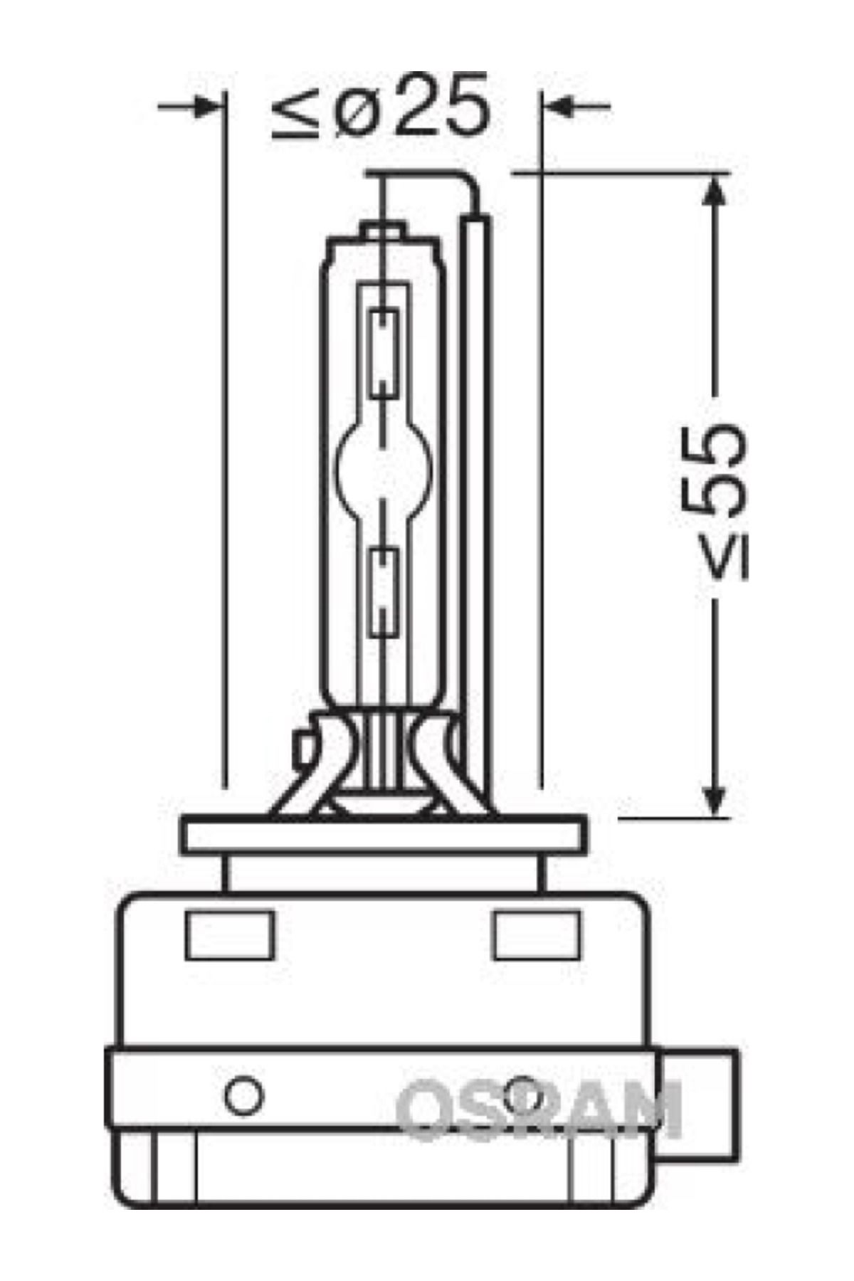 Osram AMPUL D1S 35W PK32D 2 HCB2 %200 FAZLA ISIK GUCU NIGHT BREAKER LASER - OSRAM 66140 XNL