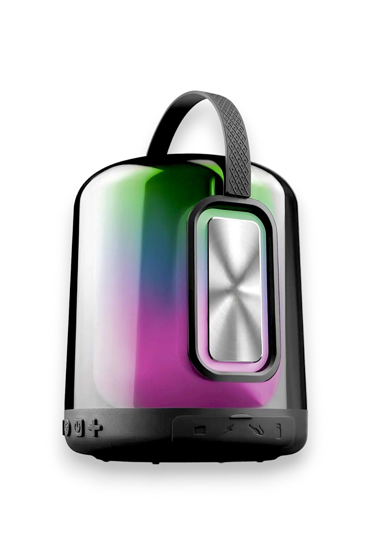 ROYALTREND Taşınabilir Bluetooth Hoparlör Ekstra Bass Led Işıklar Çoklu Giriş Seçenekleri