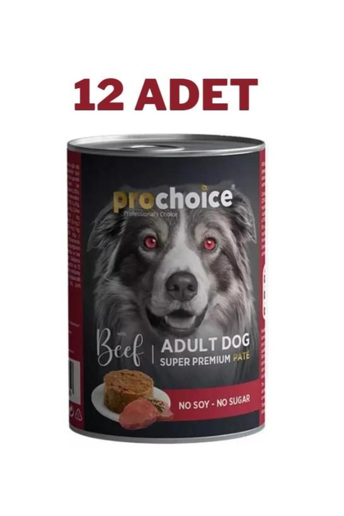 Pro Choice Adult Dog Beef Pate Köpek Konservesi 12x400 gr