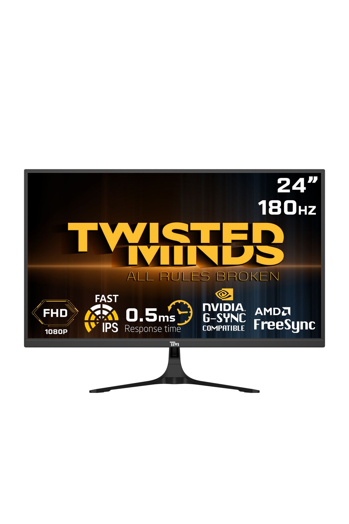 Twisted Minds 23,8" TM24FHD180IPS FHD 180HZ 0,5MS HDMI DP HDR10 FAST IPS ÇERÇEVESİZ GAMING MONİTÖR
