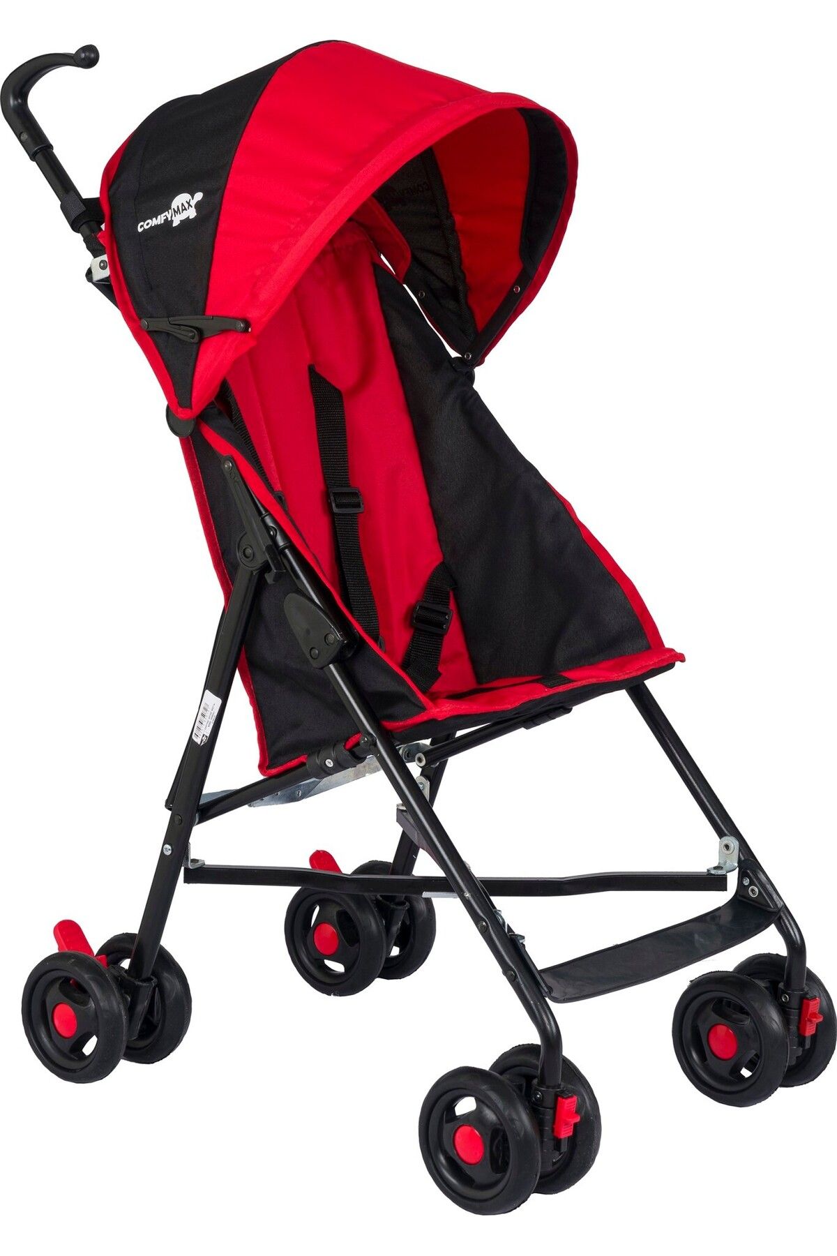 Comfymax Unisex Comfort II Baston Bebek Arabası - Kırmızı