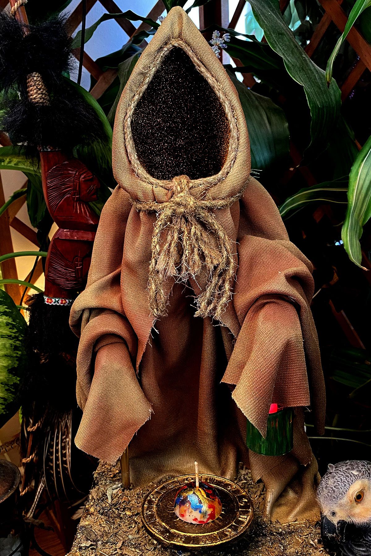 JOKER ABDUL İmzalı Dekoratif Hediyelik Cadı Model Mumluk Şamdan Tütsülük Heykeli - Limited Edition