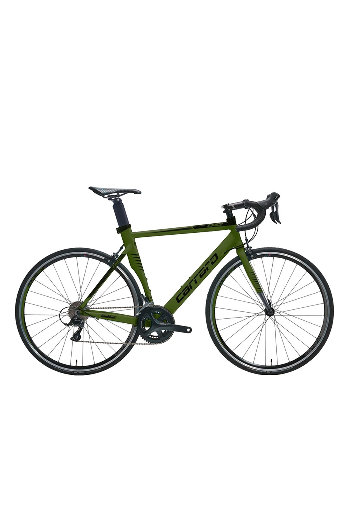 Carraro Race 042 28 jant Yol & Yarış Bisikleti 50 Kadro Mat Haki Yeşil Siyah