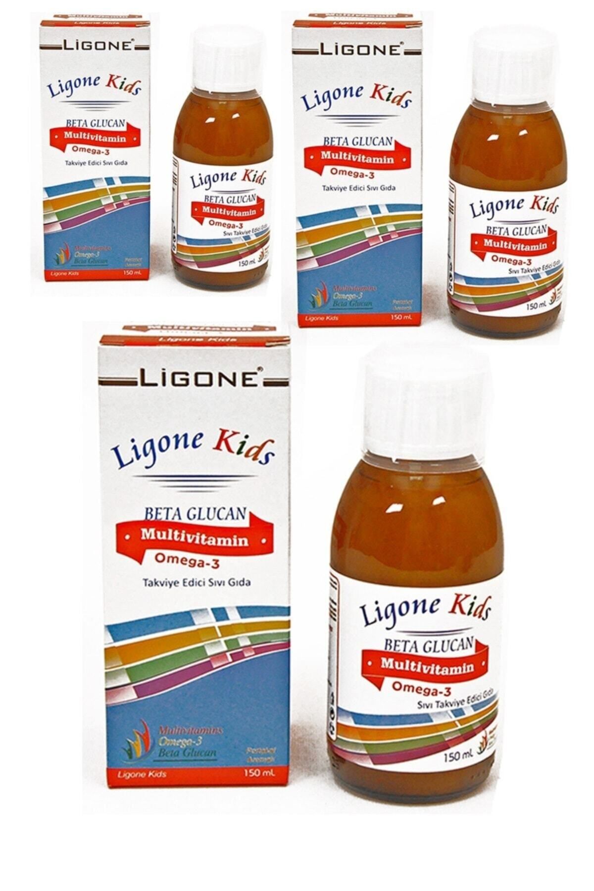 Ligone Kids Multivitamin Şurup 150 ml X 3 Adet