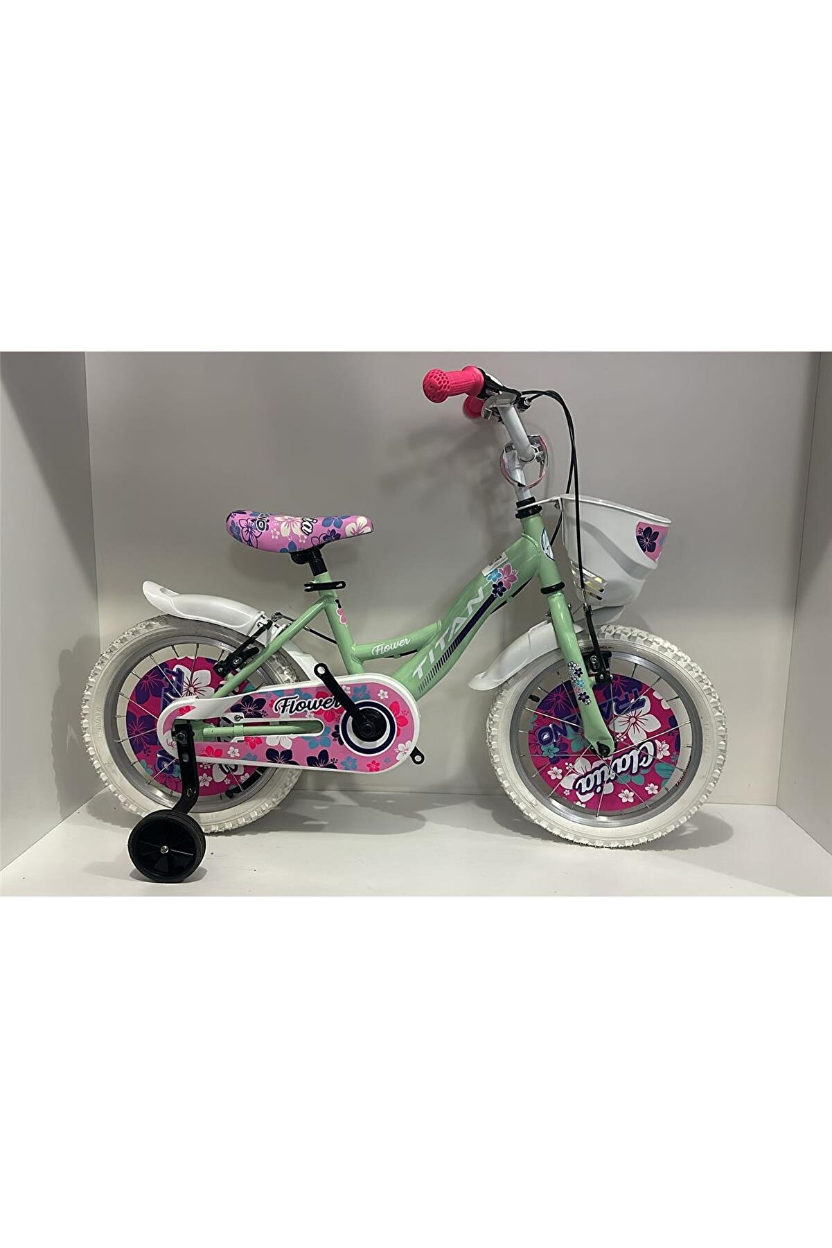 Titan 16J TİTAN KIZ FLOWERS ÇOCUK BİSİKLETİ SU YEŞİLİ Fiyatı
