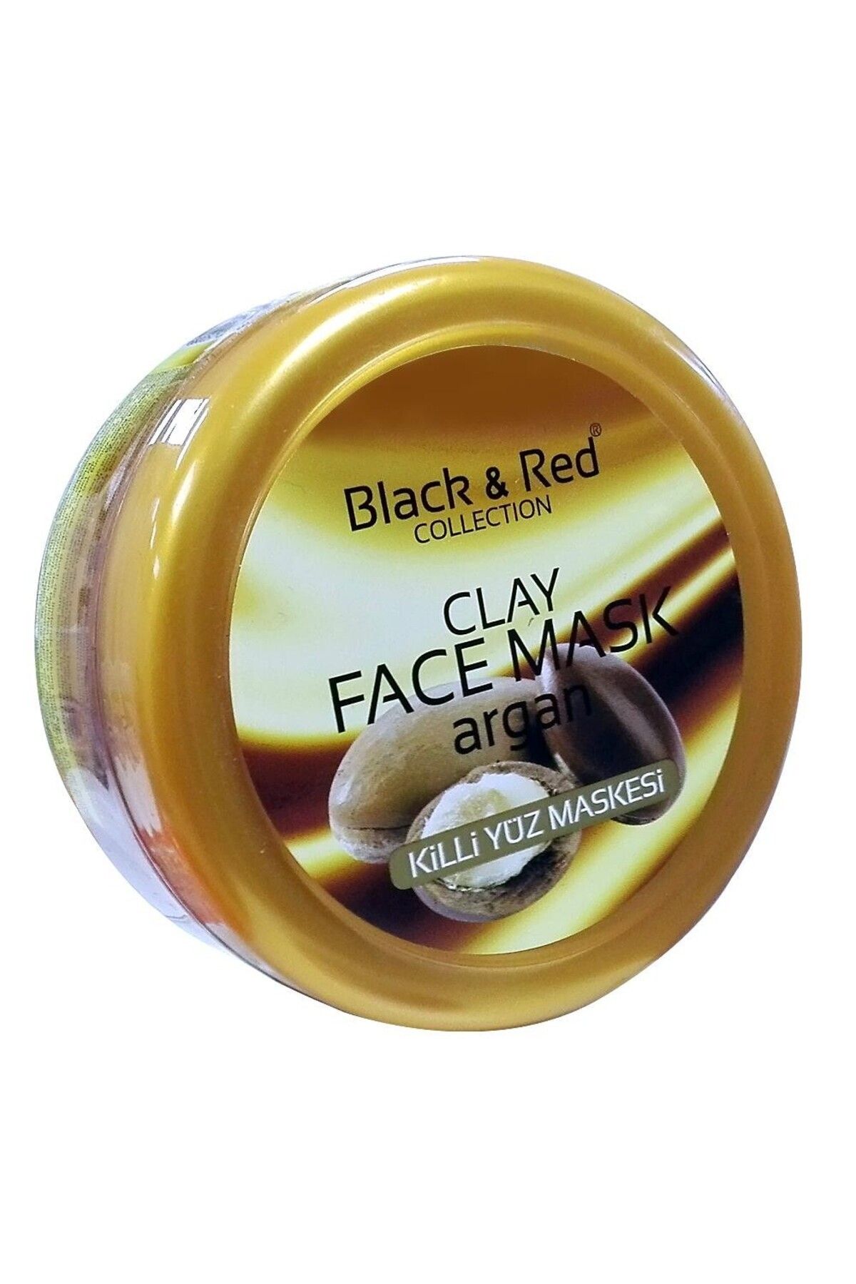Black Red Yüz Kil Maskesi 400ml. Argan Yağlı