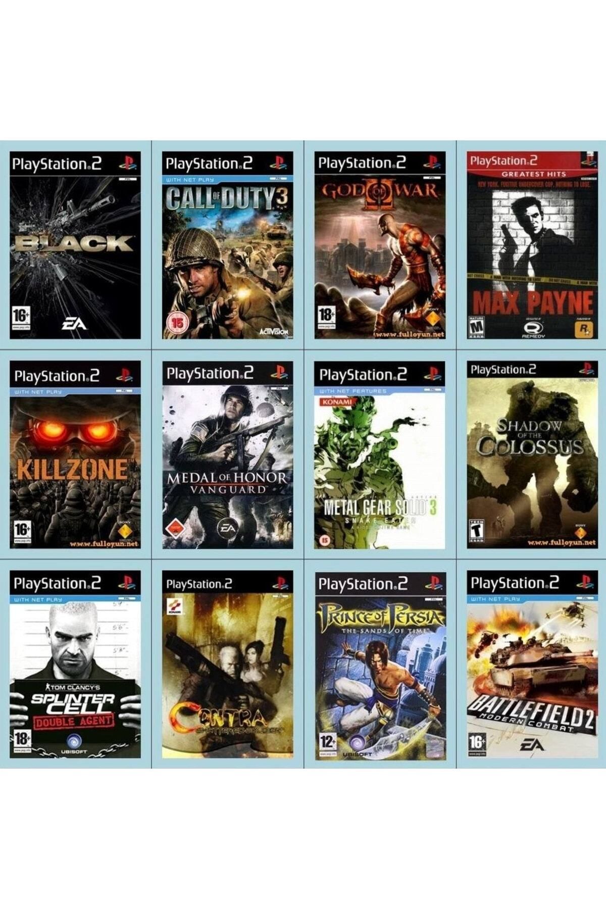 EA Games Playstatıon 2 - En Güzel 12 Aksiyon Macera Oyunu - Sadece Çipli Cihazlar Için!