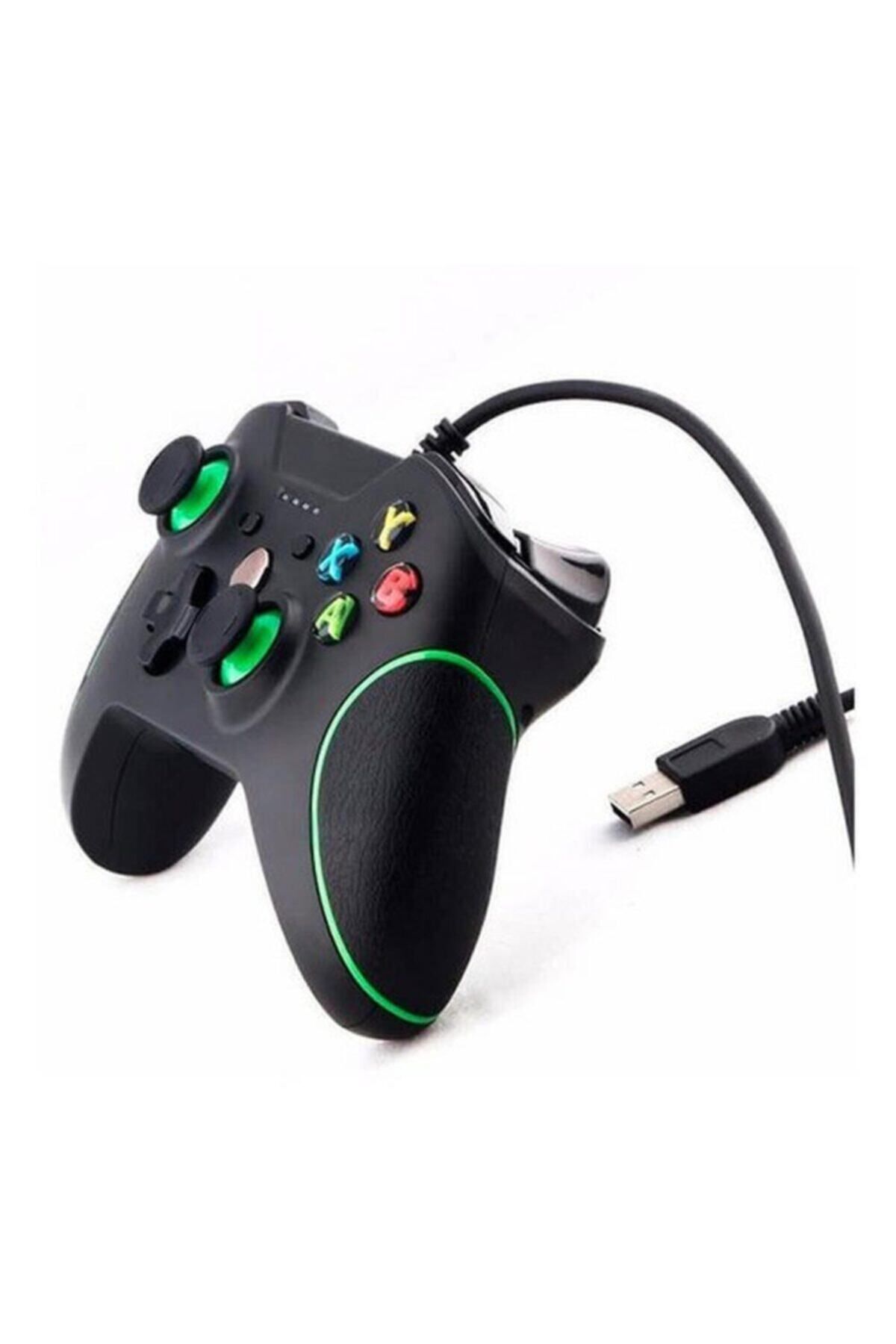 DNR Bilişim Xbox One Çift Titreşimli Pc-laptop Için Usb Kablolu Gamepad Oyun Denetleyicisi