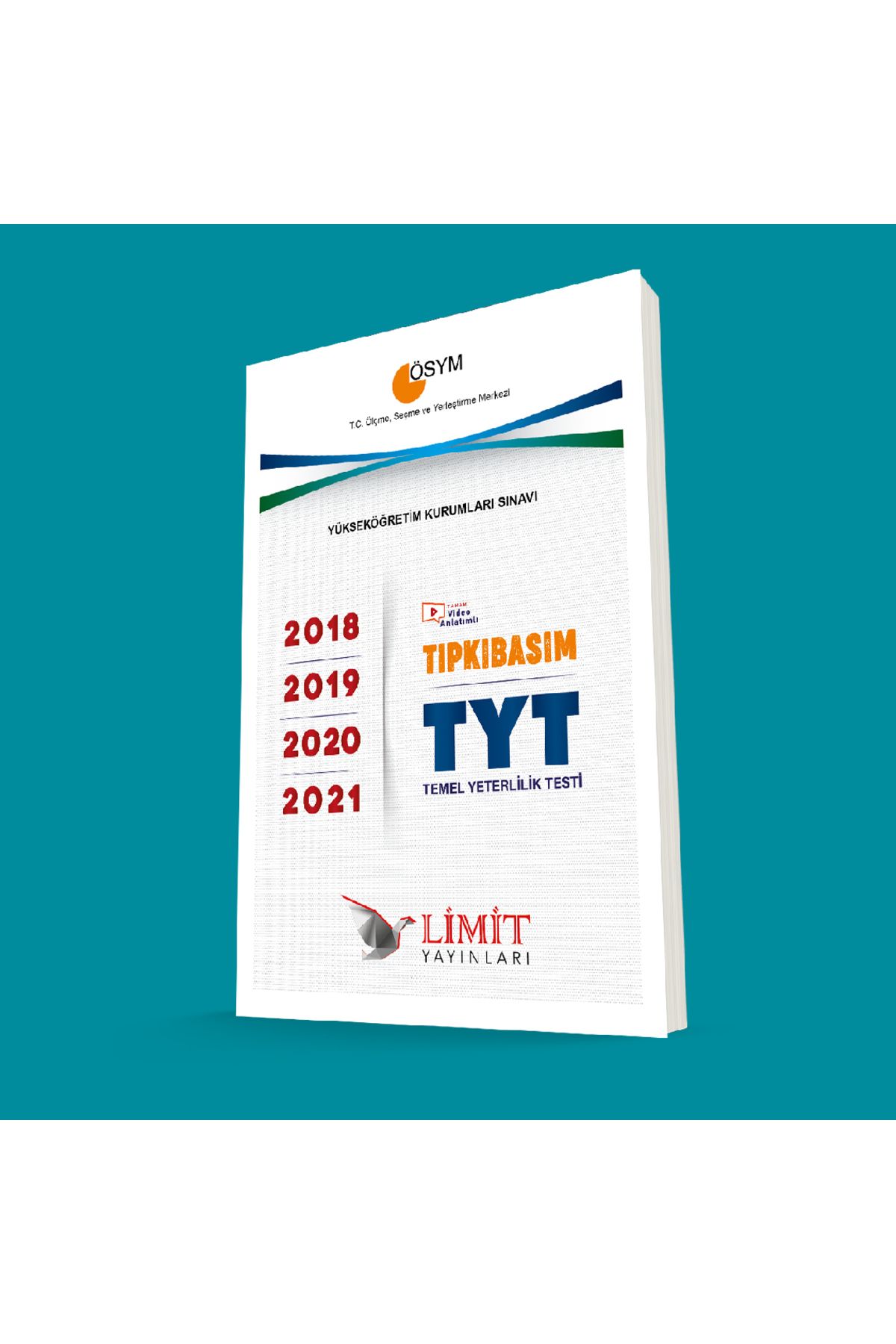Limit Yayınları Limit Ösym Tıpkı Basım Tyt (2018-2019-2020-2021) Deneme Sınavları