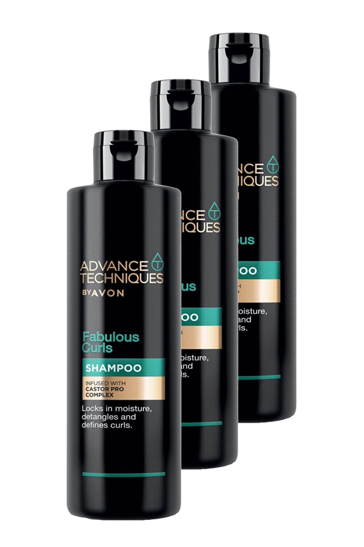 Avon Advance Techniques Bukle Belirginleştirici Şampuan 250 Ml. Üçlü Set
