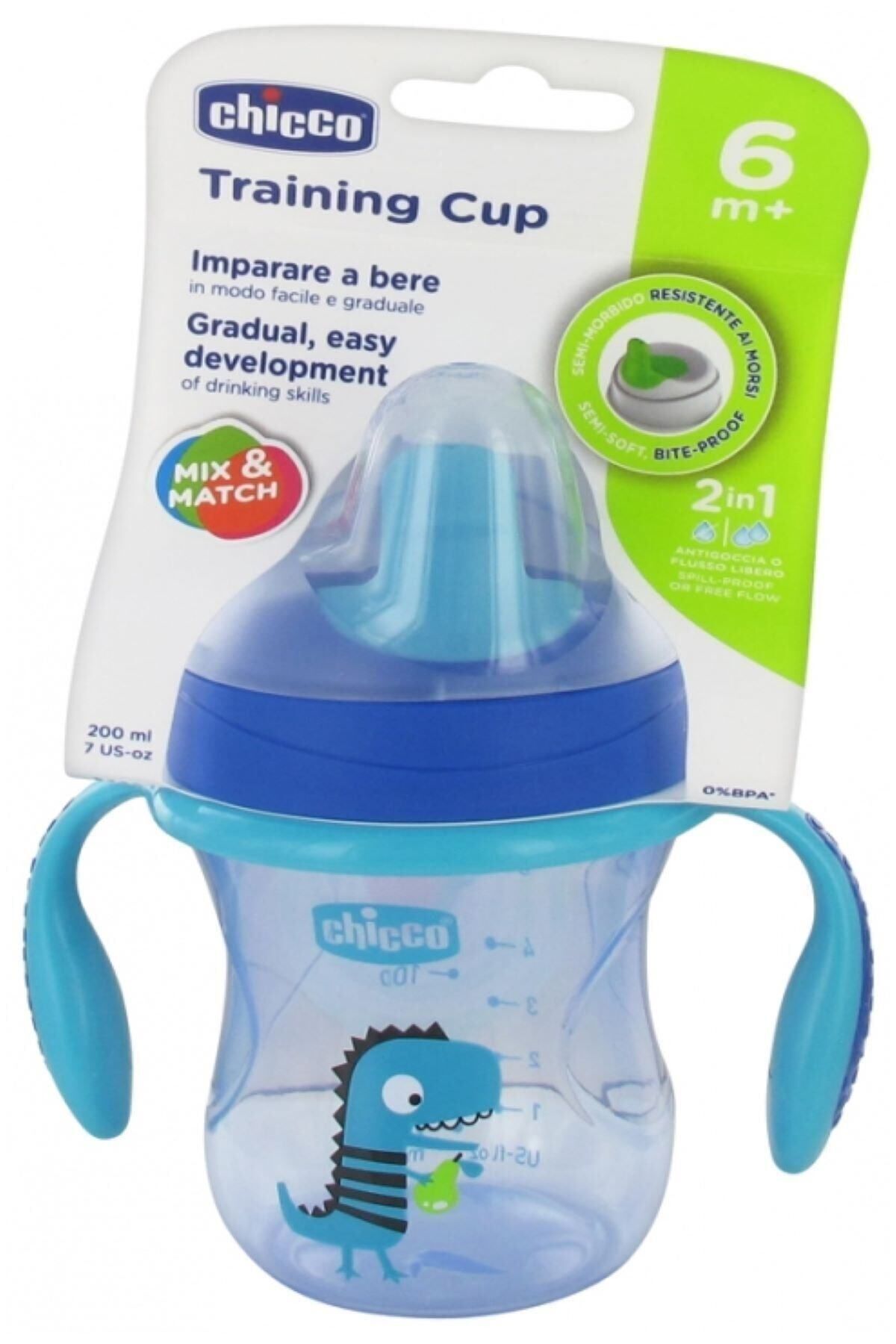 Chicco Yarı Yumuşak Uçlu Eğitim Bardağı 6+ Ay