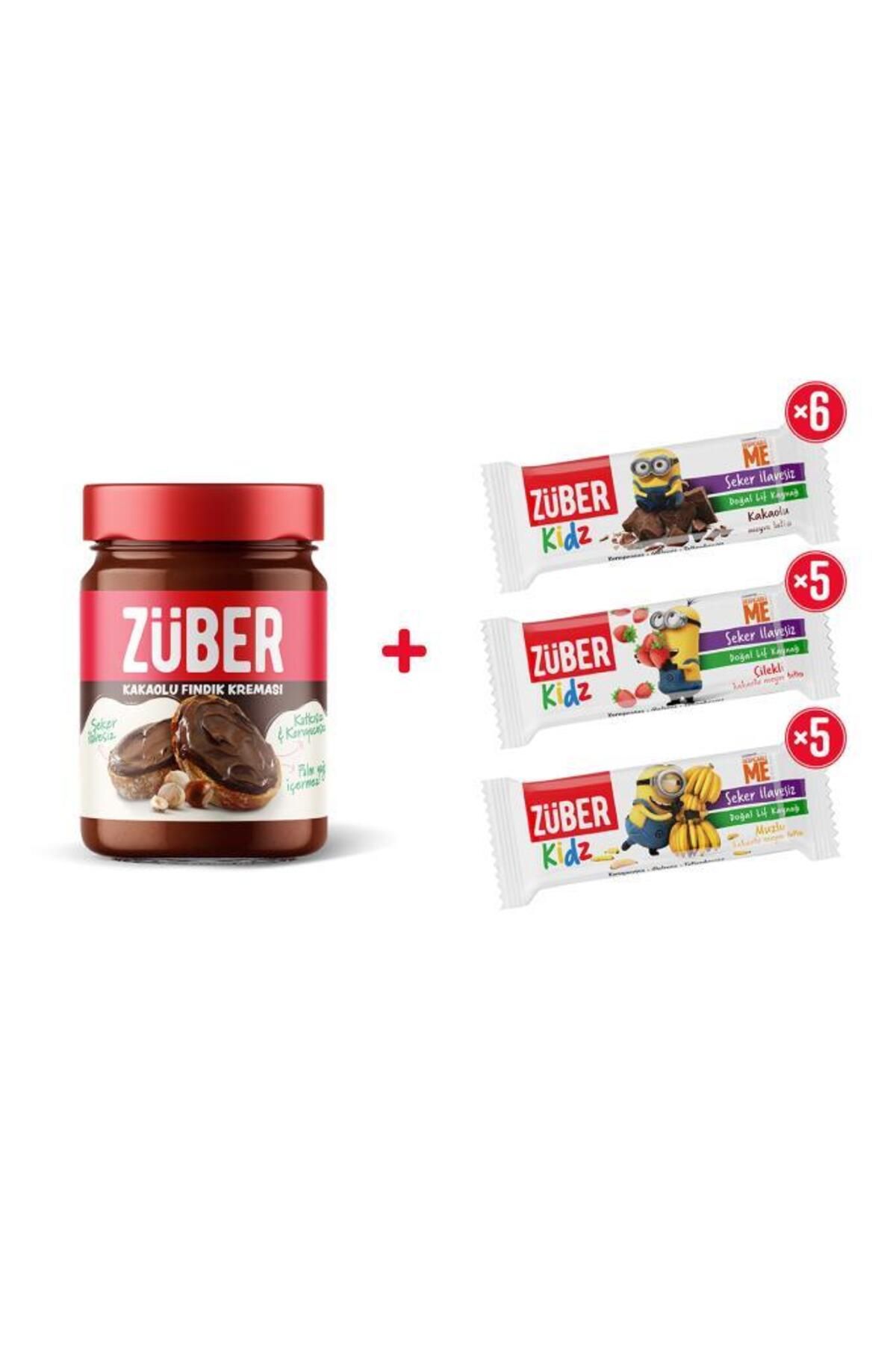 Züber Fındık Kreması Kakaolu + Kidz Bar Deneme Paketi