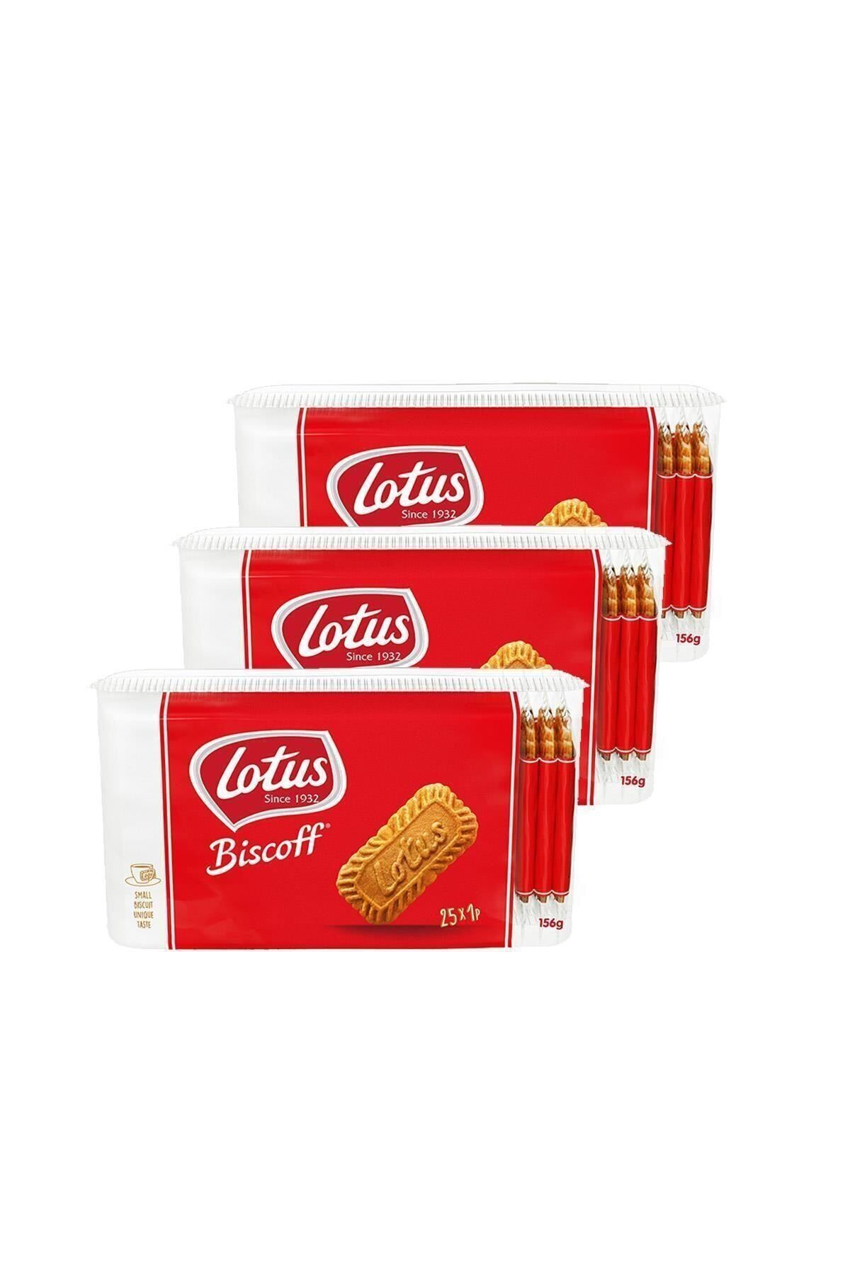 Lotus Biscoff Karamelize Bisküvi 25 X 6,25 Gr 3'lü Paket