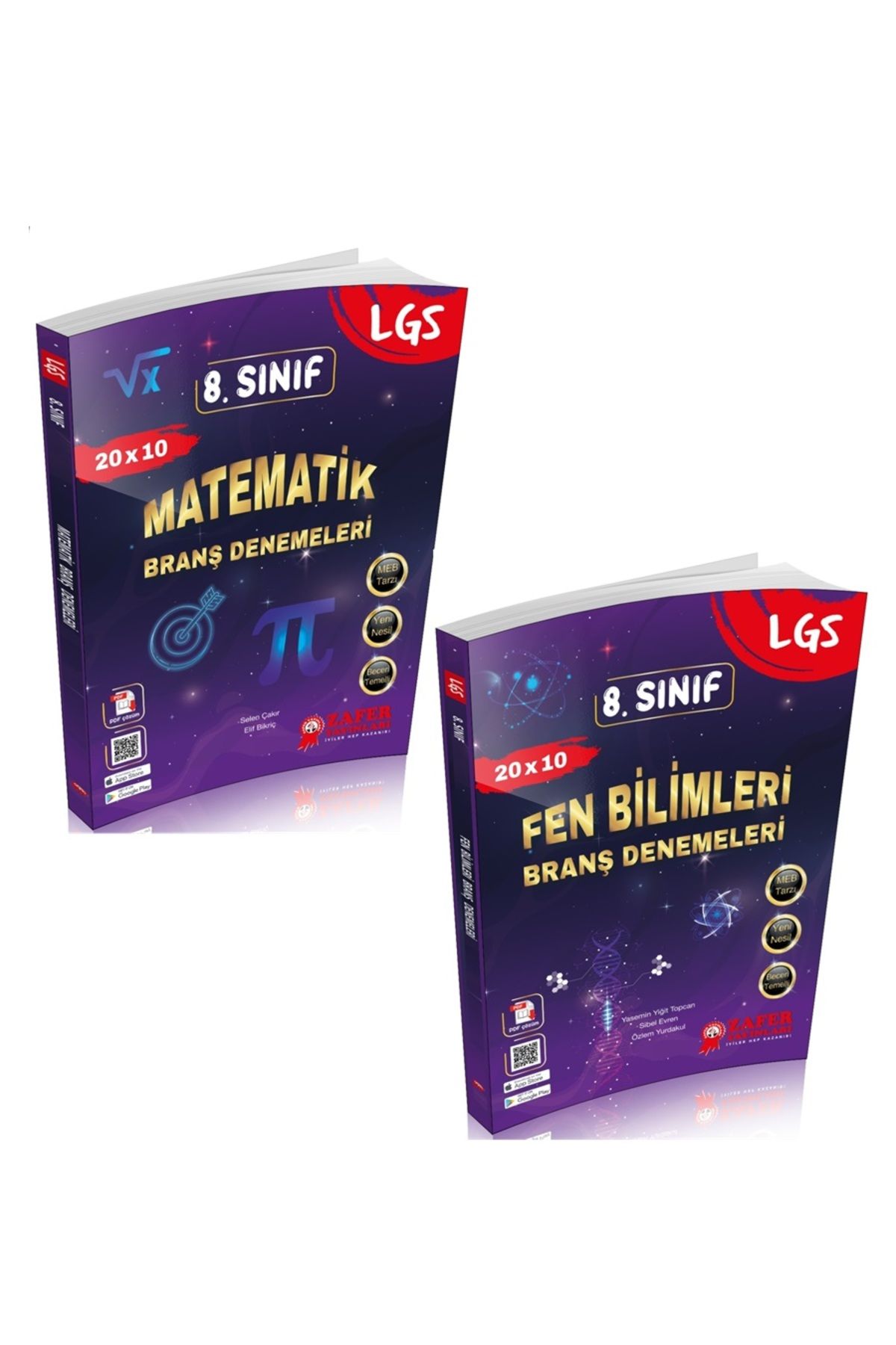 Zafer Yayınları 8. Sınıf LGS Matematik - Fen Bilimleri Branş Deneme Seti Zafer Yayınları