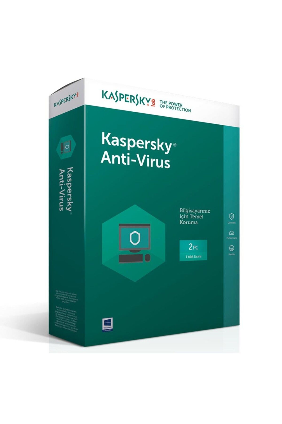 Kaspersky Antıvırus Türkçe 3 Kullanıcı 1 Yıl Box