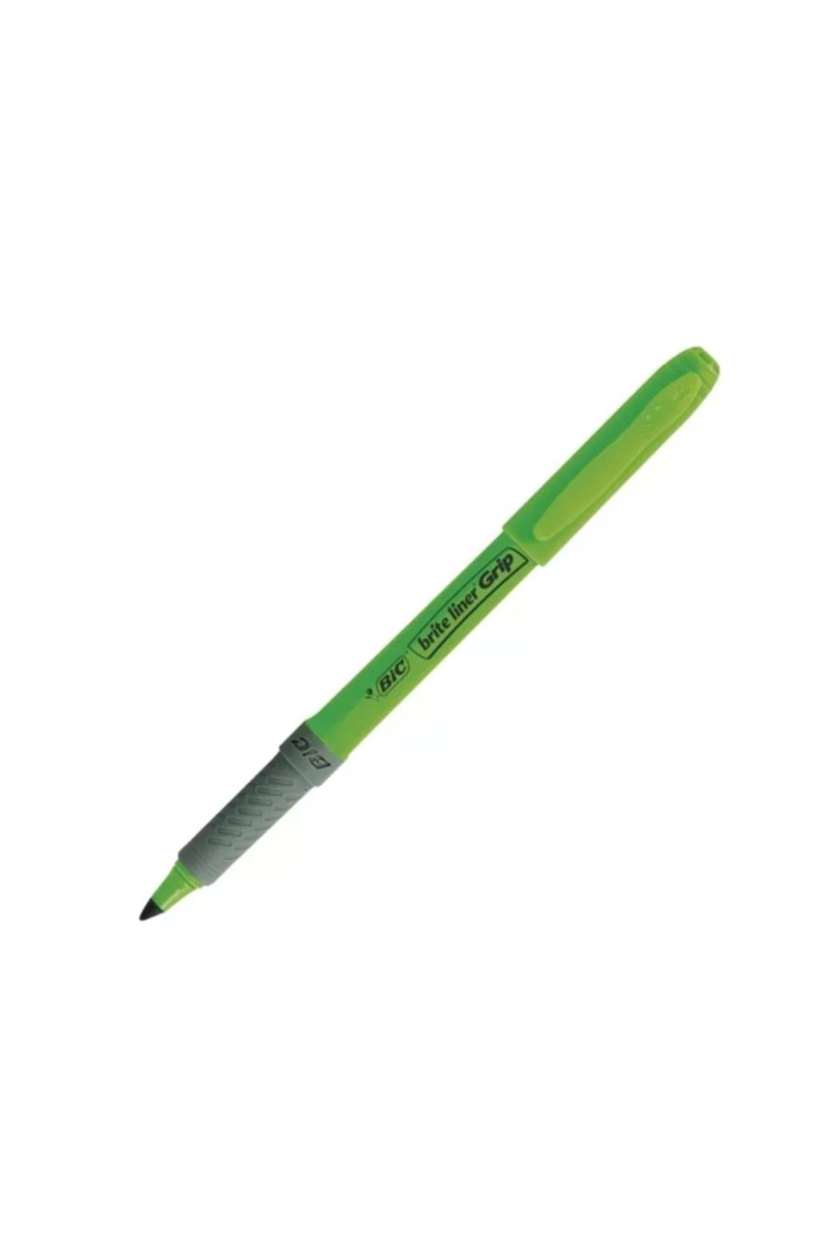 Bic Brite Liner Grip Kalem Tipi Yeşil Fosforlu Kalem (5Lİ PAKET)