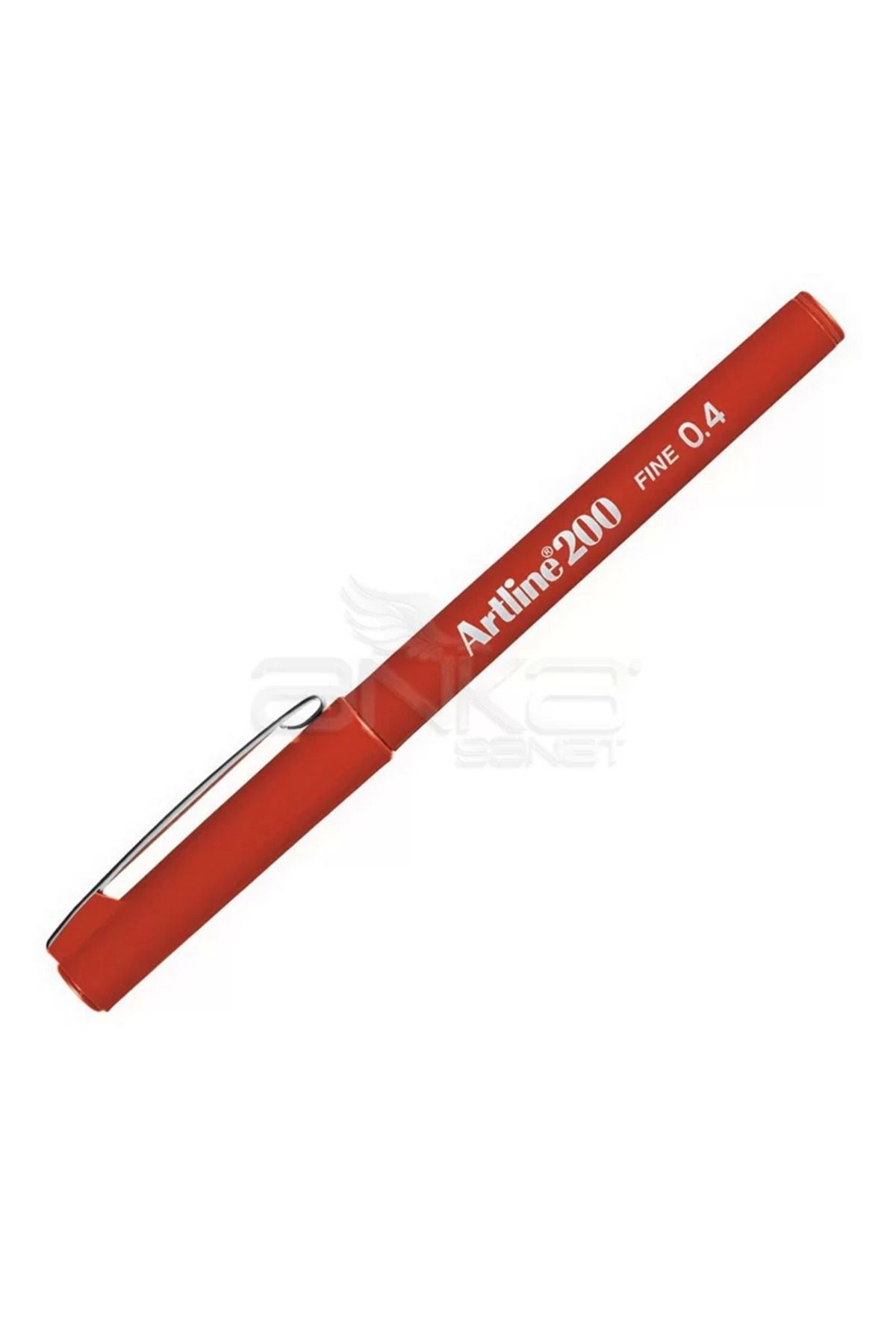 artline Fineliner 200 0.4mm Ince Uçlu Yazı Ve Çizim Kalemi Red