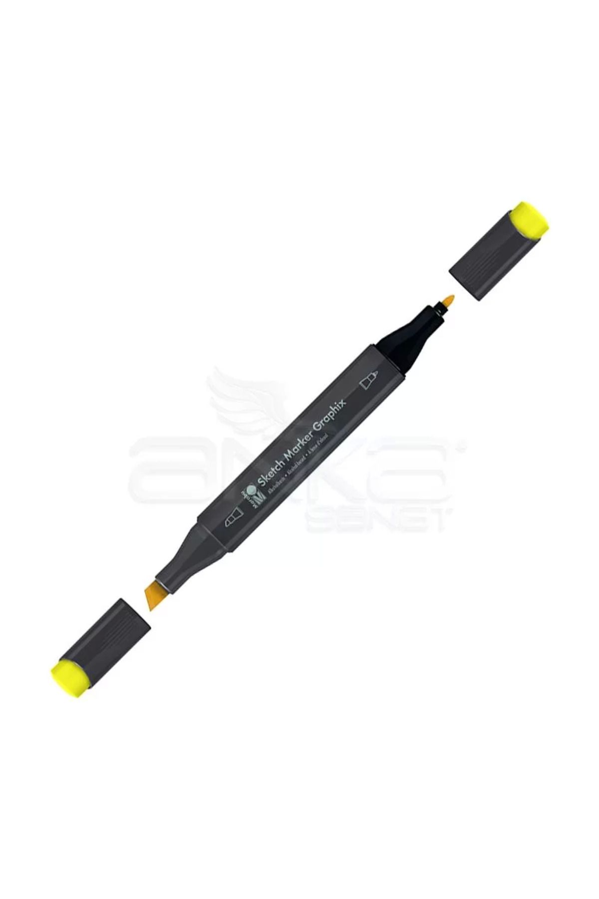 Marabu Graphix Sketch Marker Çift Uçlu Kalem 919 Primary Yellow