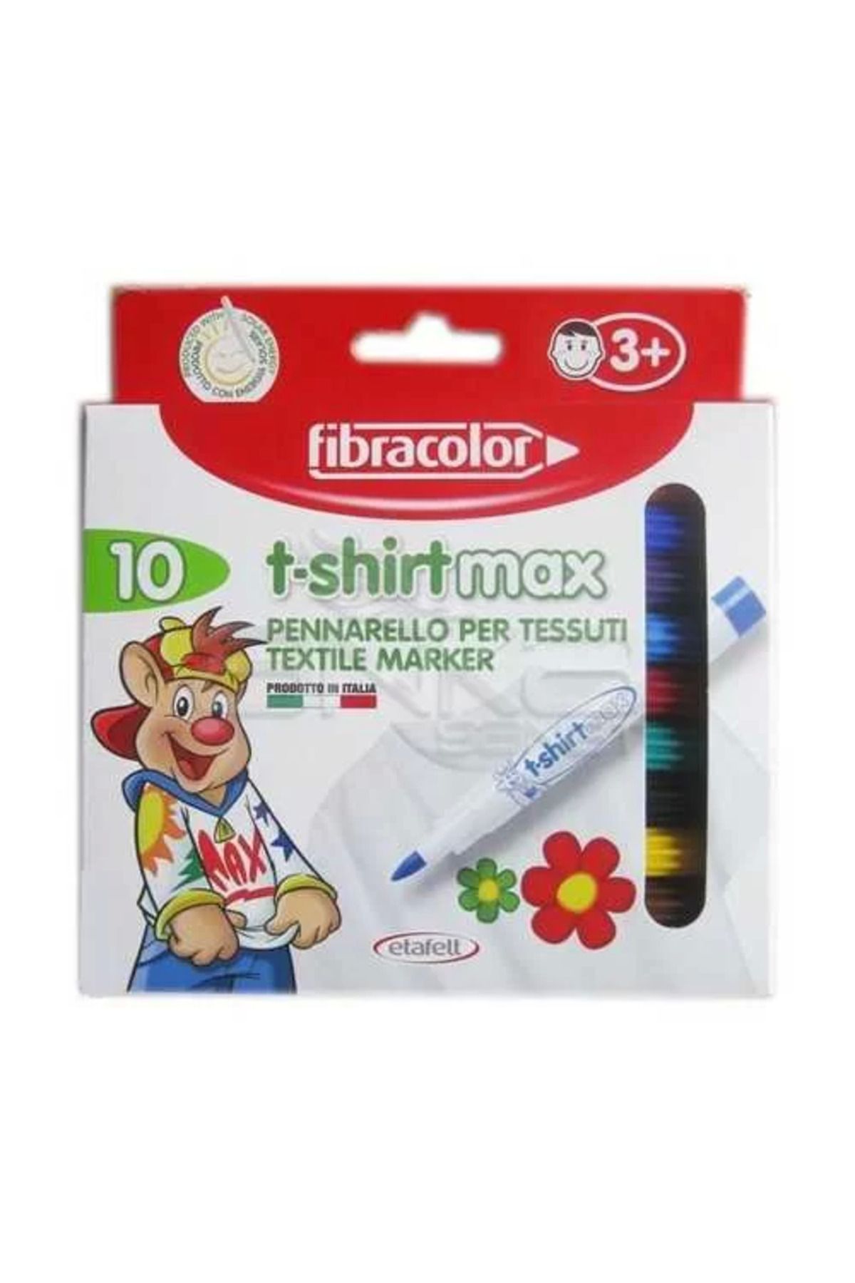 Fibracolor T-shirtmax Tekstil Kalemi Set 10lu