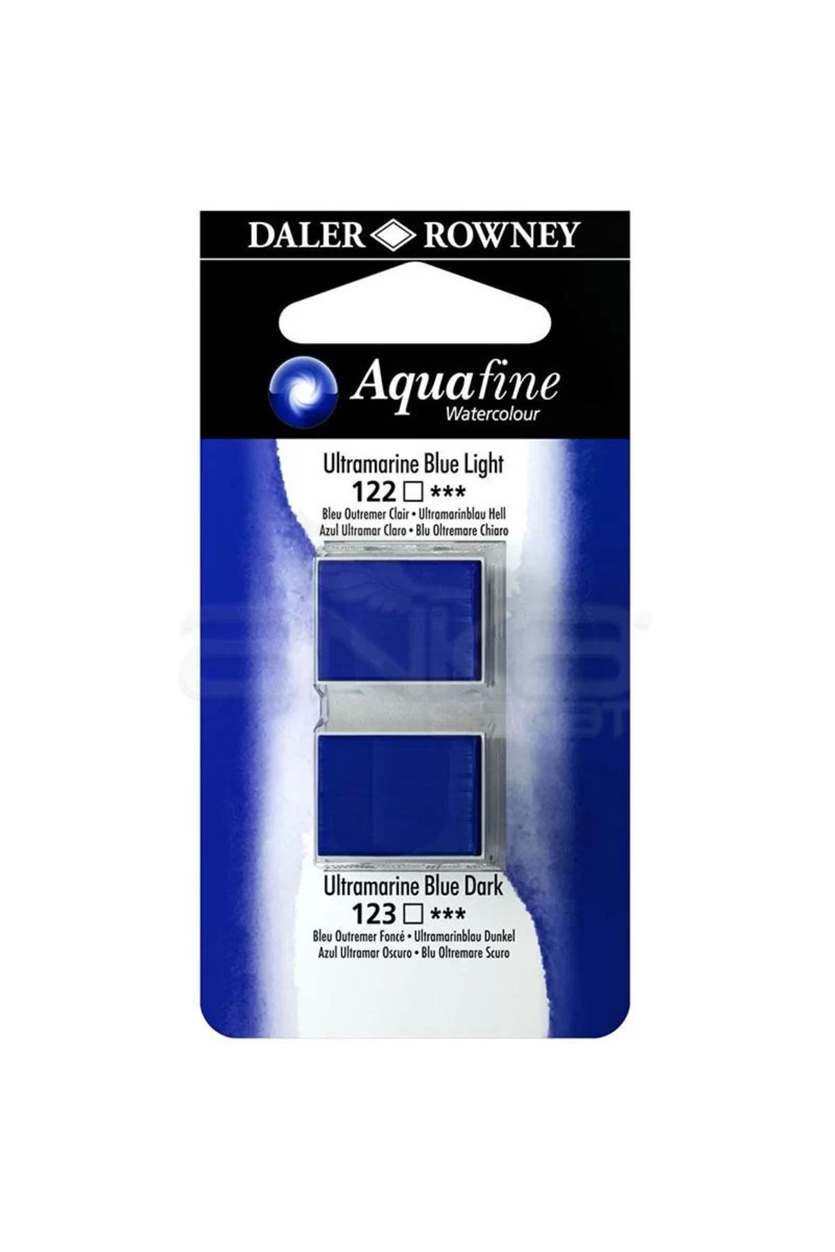 Daler Rowney Aquafine Sulu Boya Tablet 2li Ultramarine Blue Light-ultramarine Blue