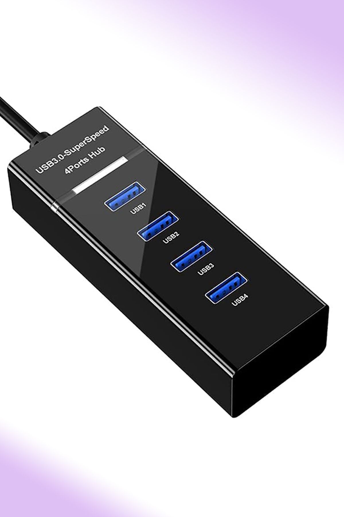 Benefse 4 Port USB Dağıtıcı Kablolu Bilgisayar için Çoklu USB Dağıtıcı Hızlı Veri Aktarımı Android ve Ios