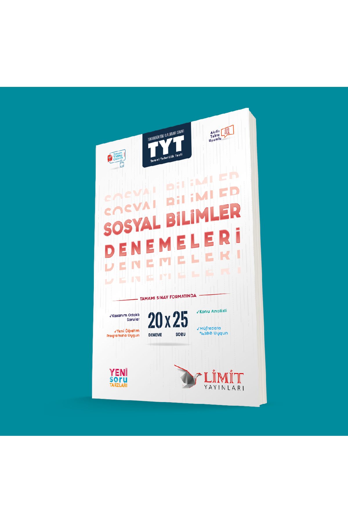 Limit Yayınları 2023 Tyt Sosyal Bilimler 20x20 Deneme Sınavı