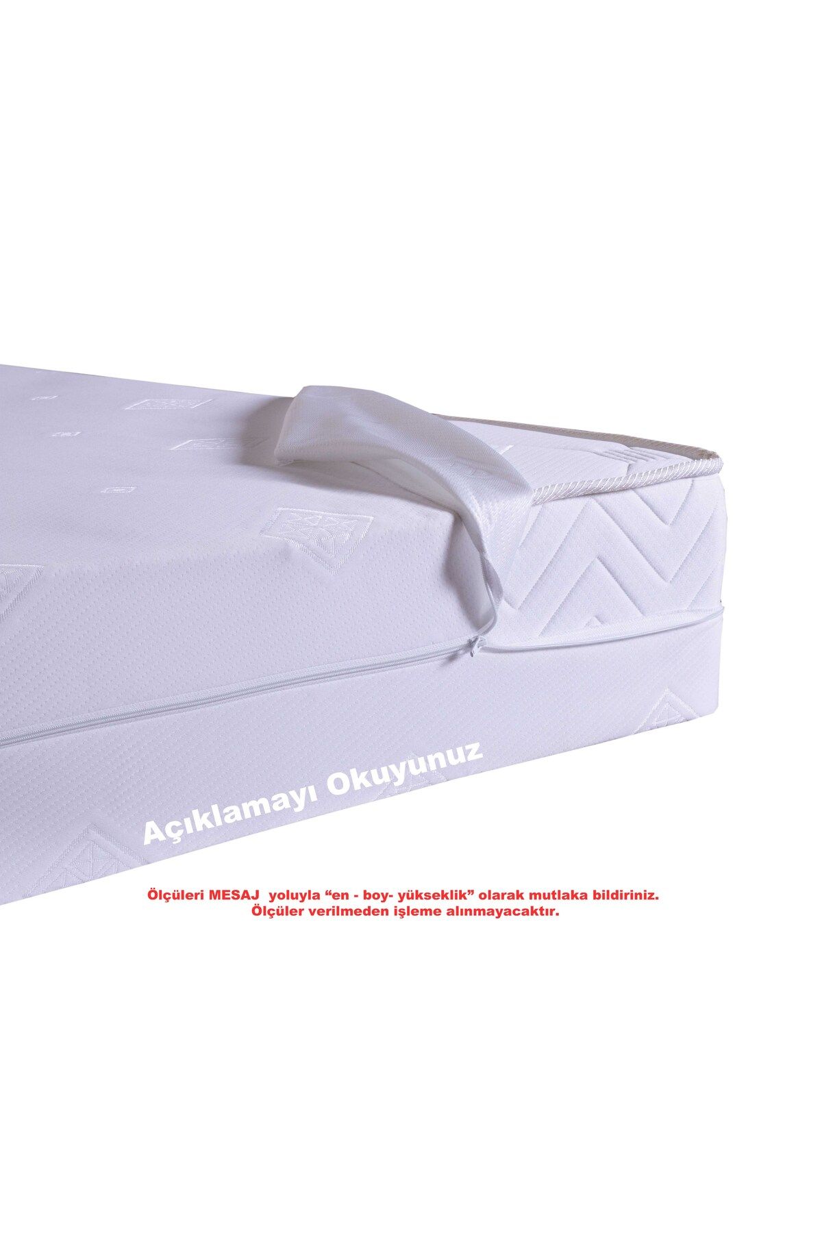 Artex Kılıf 160x200 Yatak Kılıfı Koruyucusu Fermuarlı Kılıf Yatağa Özel Üretim