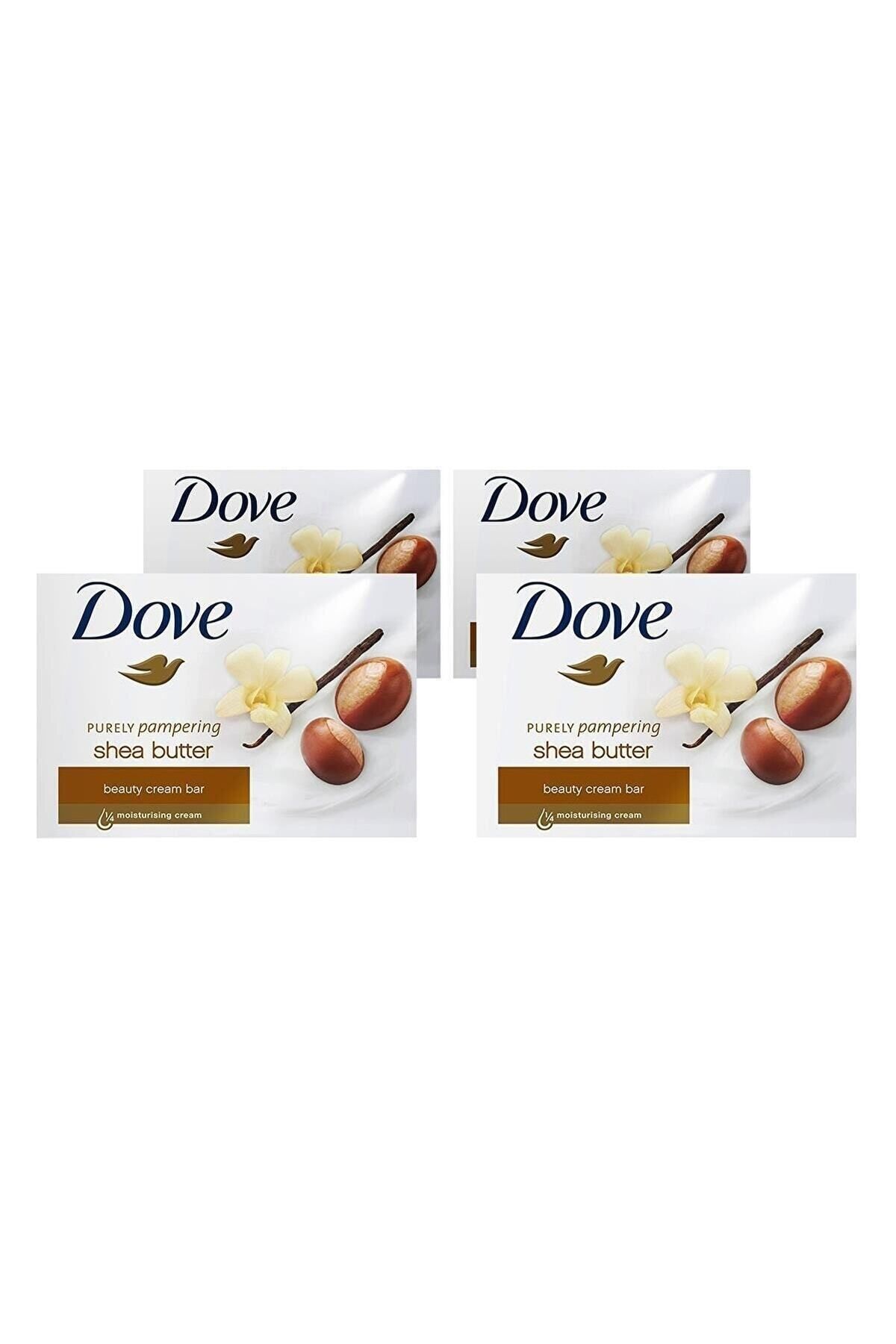 Dove Cream Bar Shea Yağı & Vanilya Katı Sabun 100 gr X4