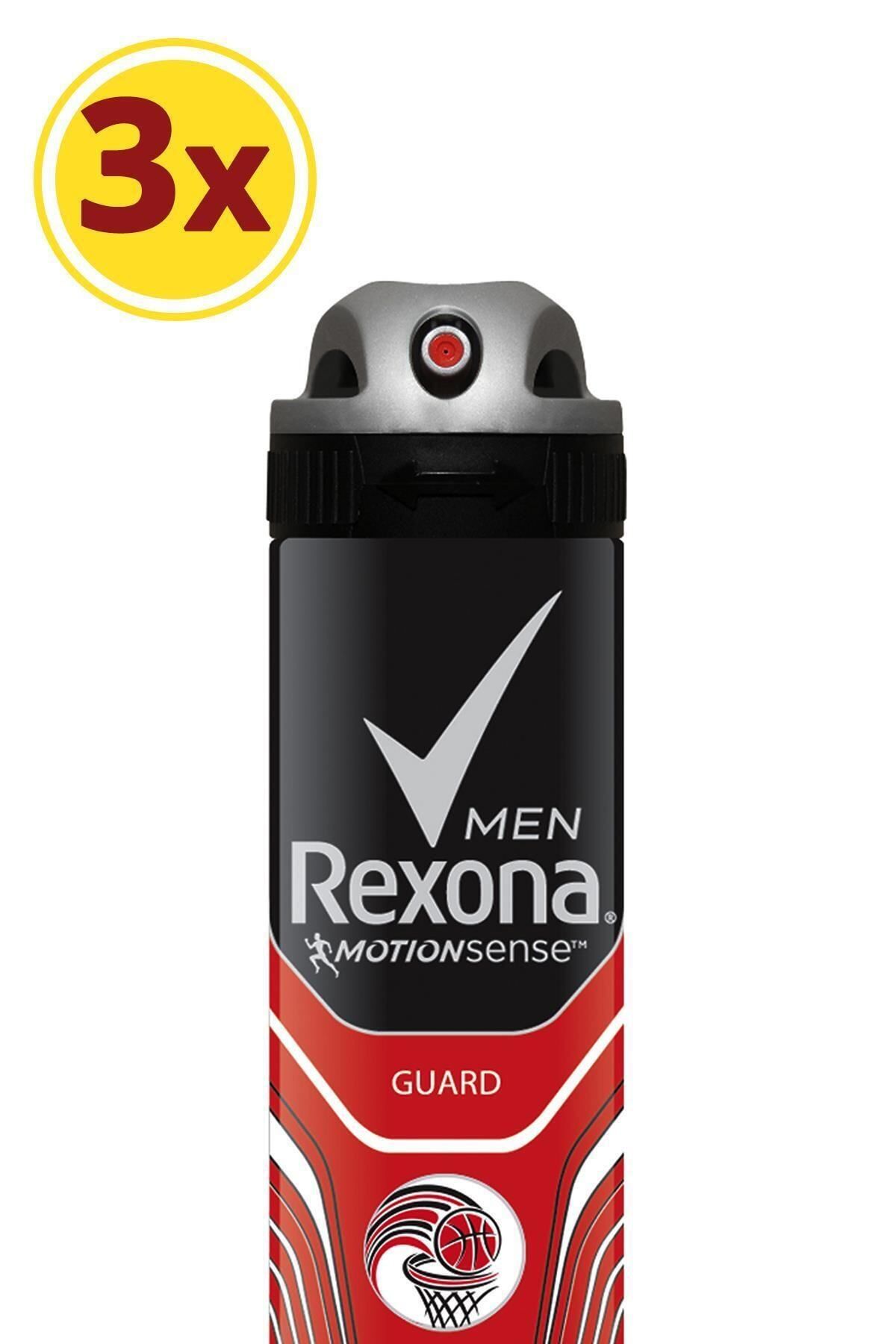 Rexona Erkek Deodorant Sprey Guard 150 ml X3