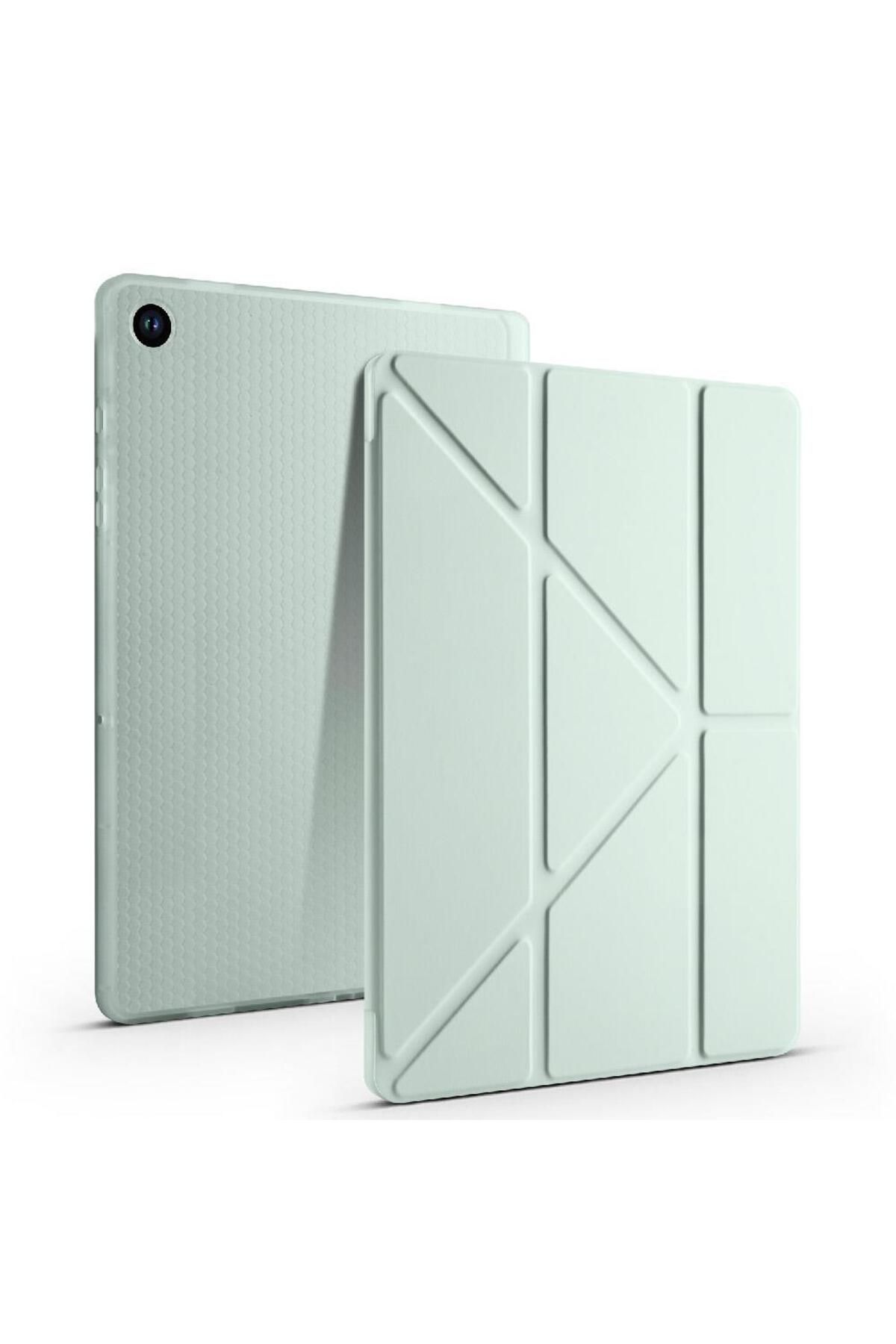 AktarMobile Galaxy Tab A9 Plus 11" uyumlu Kılıf Kalem Bölmeli Standlı Uyku Modlu Kapaklı Tablet Kılıfı