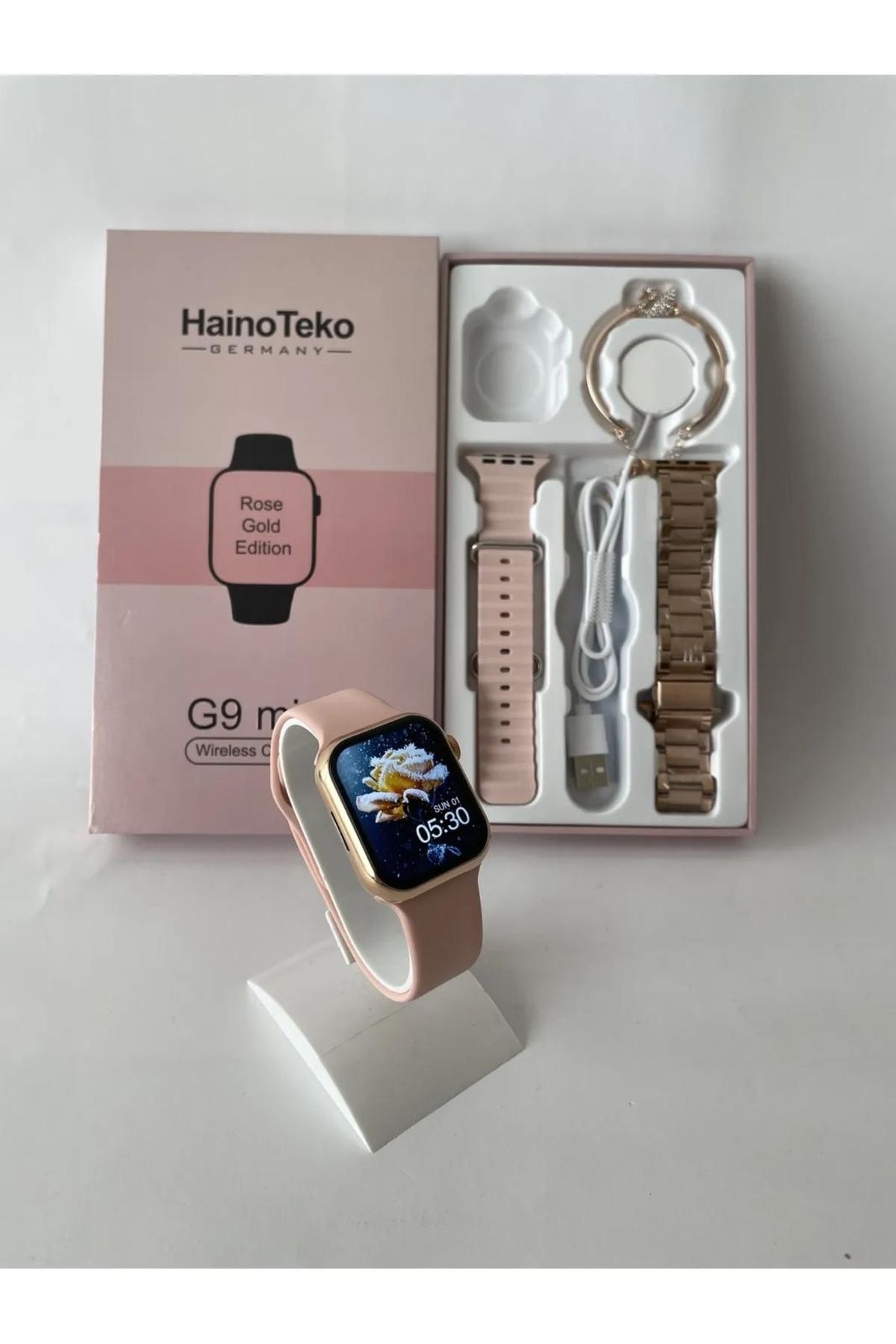 İMEXTECH G9 Mini 3 Kordonlu Bileklik Hediyeli Akıllı Saat Arama Konuşma Siri Akıllı Saatler