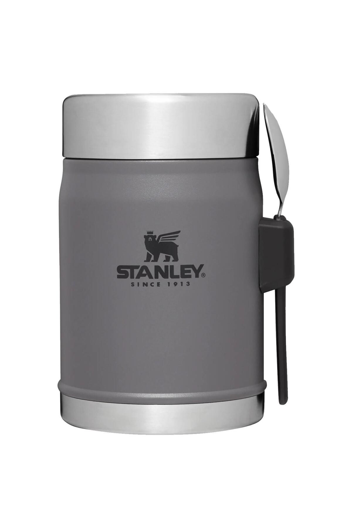 Stanley Klasik Paslanmaz Çelik Yemek Termosu Kaşıklı 0,40 LT - Charcoal