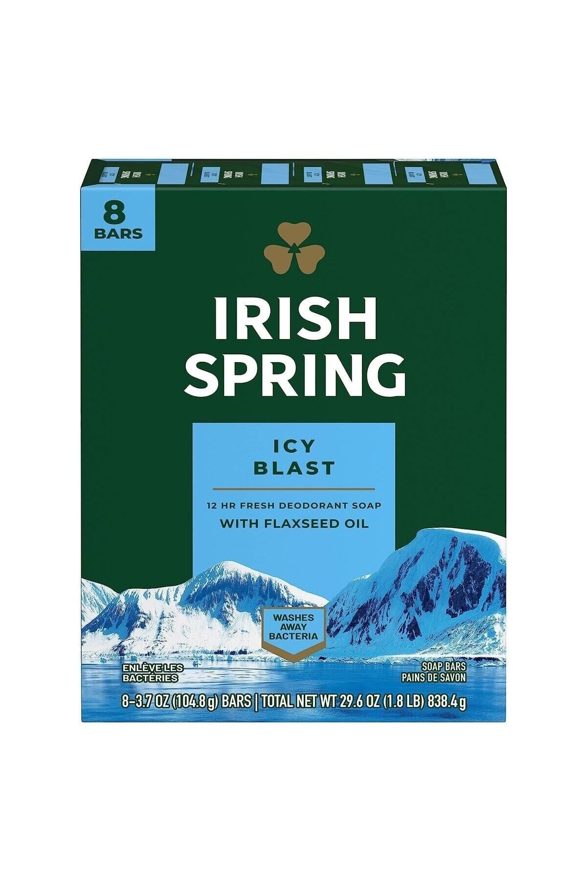 Irish Spring Icy Blast Sabun 8 Adet